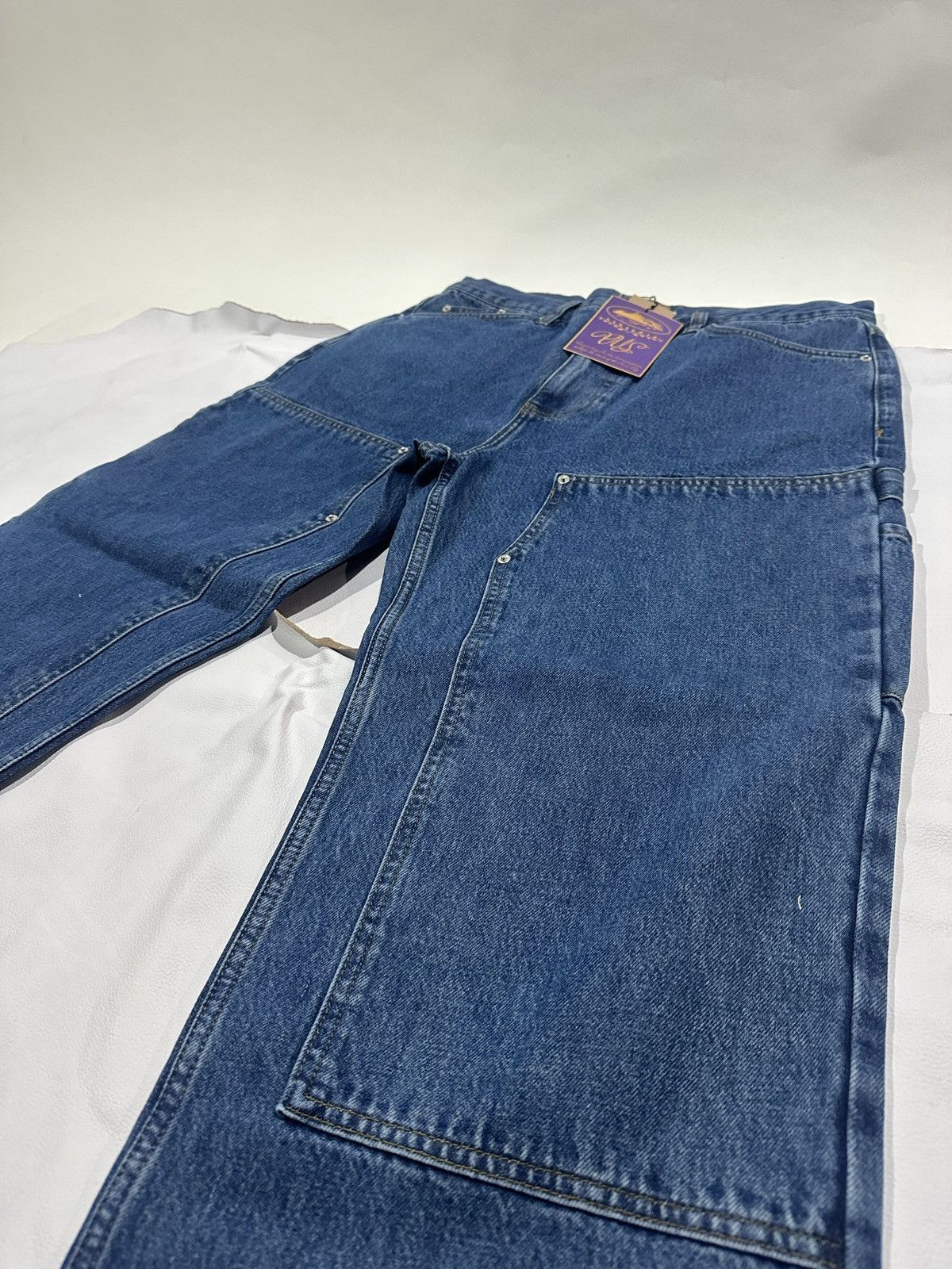 パンツ Corteiz Embossed C-Star Denim Work Pant Corteiz Embossed C-Star Denim Work Pant Grey Men's - FW24 - US