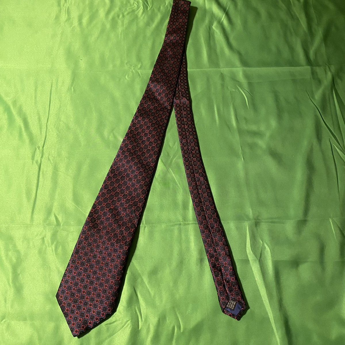 Other Silk Black and Red Bred Tie d’ este made in Italy Size ONE SIZE - 4 Thumbnail
