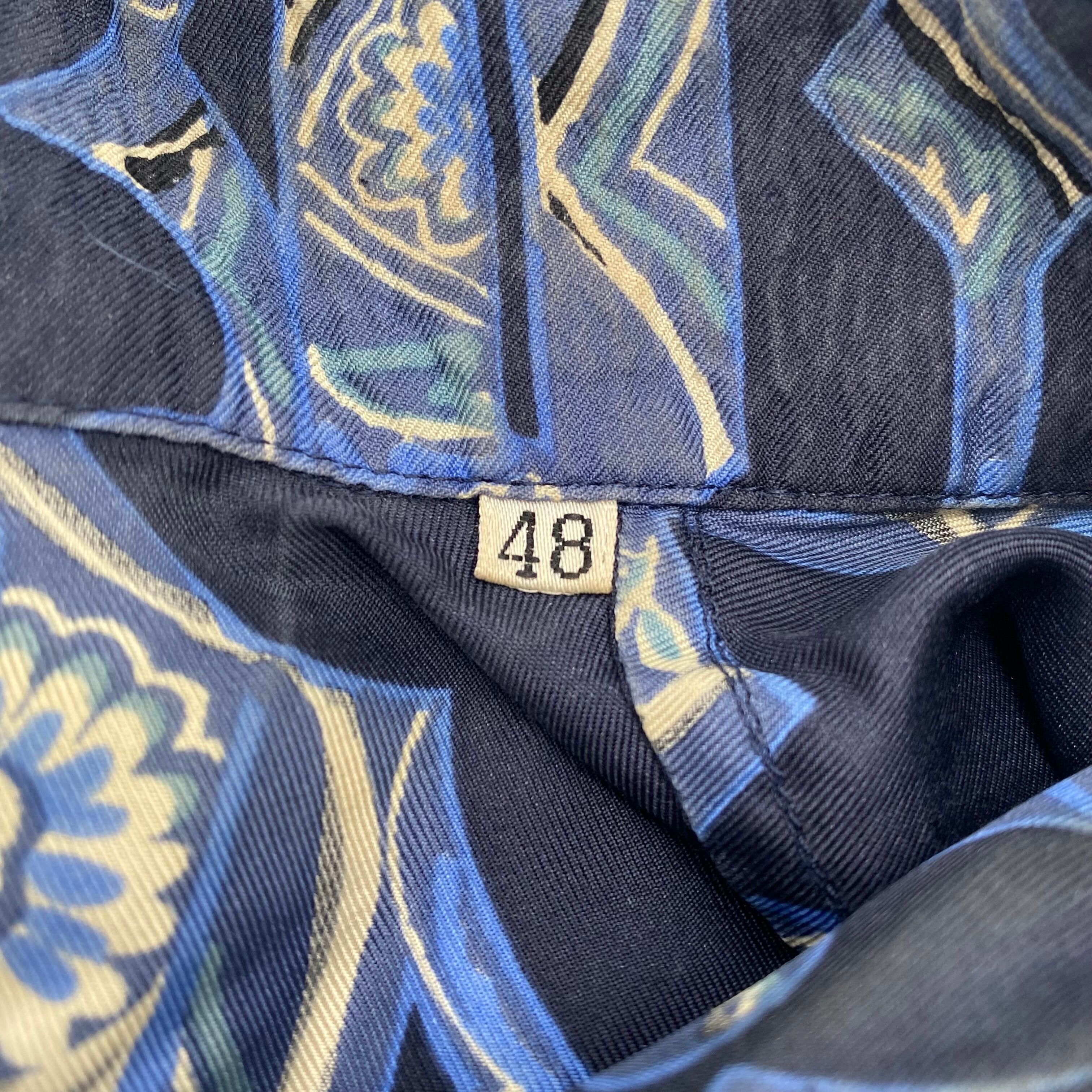 Versace Versace Long Sleeve Open Collar Aloha Shirt Size 48 Size XL / US 12-14 / IT 48-50 - 5 Thumbnail