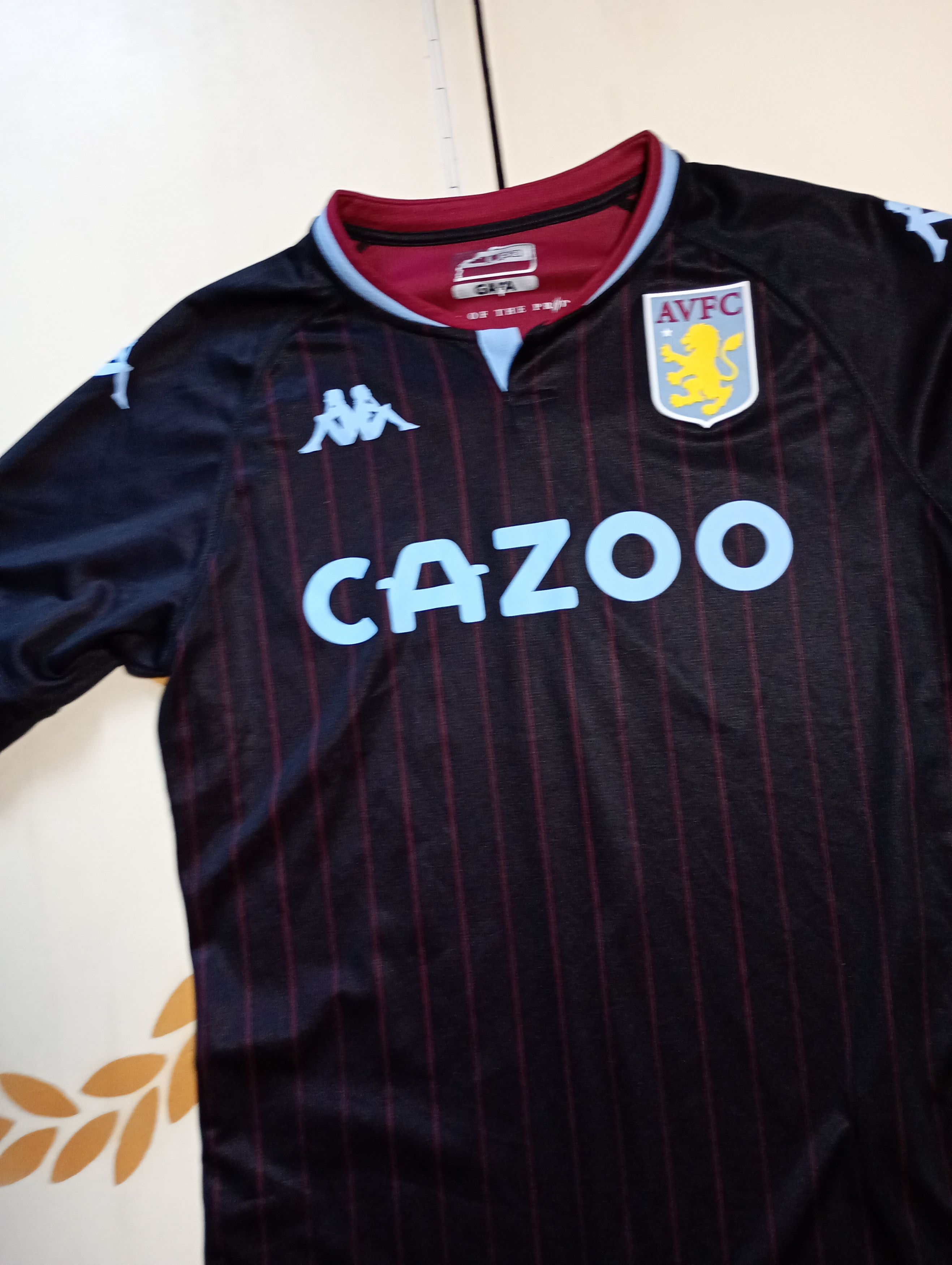 Kappa Kappa Aston Villa FC Away Jersey 2020-2021 Size US M / EU 48-50 / 2 - 6 Thumbnail