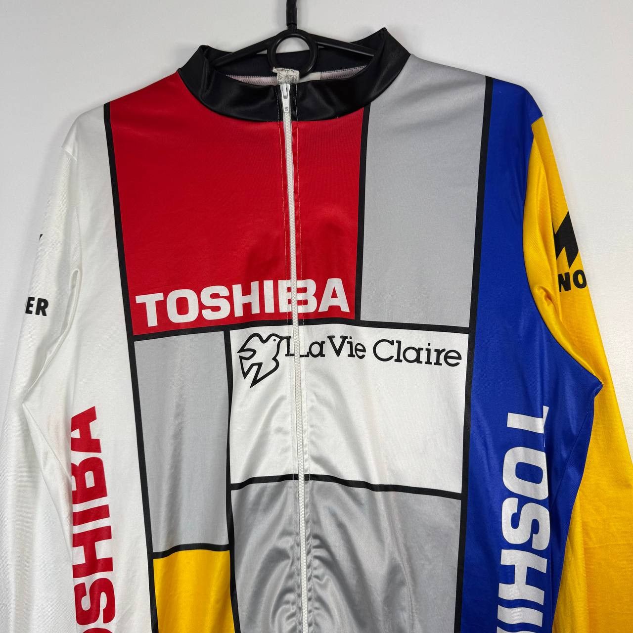 Other Vintage Toshiba La Vie Claire Cycling Jersey Mens Size L Size US L / EU 52-54 / 3 - 2 Thumbnail