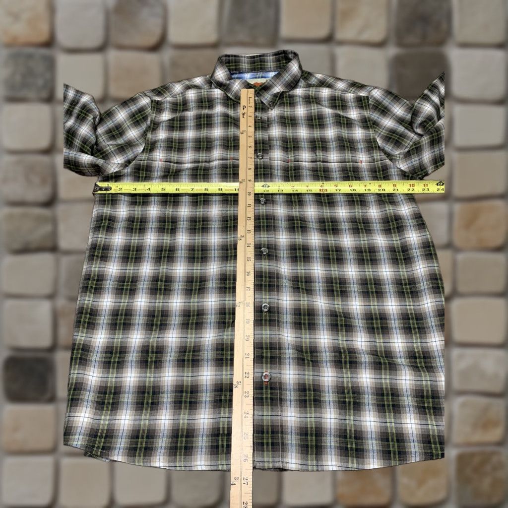 Vintage Dakota Grizzly Shirt Large Brown Plaid Button Down Long Sleeve Mens Size US L / EU 52-54 / 3 - 1 Thumbnail