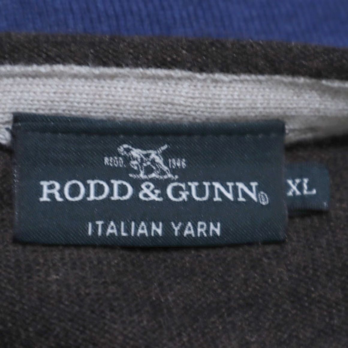 Rodd & Gunn Rodd & Gunn Extra Fine Merino Solid V-Neck Long Sleeve Sweatshirt Brown Men's XL Size US XL / EU 56 / 4 - 5 Thumbnail