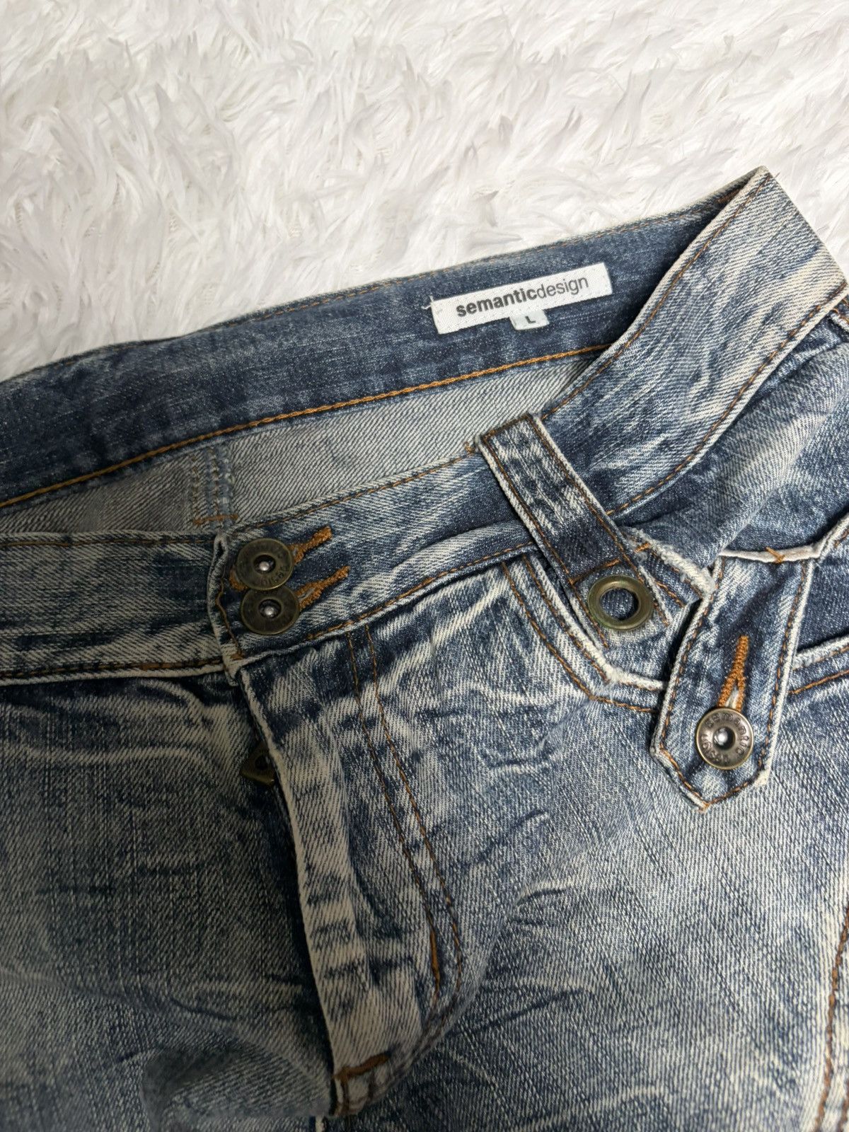 If Six Was Nine Semantic Design spiral flared jeans tornado mart style Size US 32 / EU 48 - 3 Thumbnail