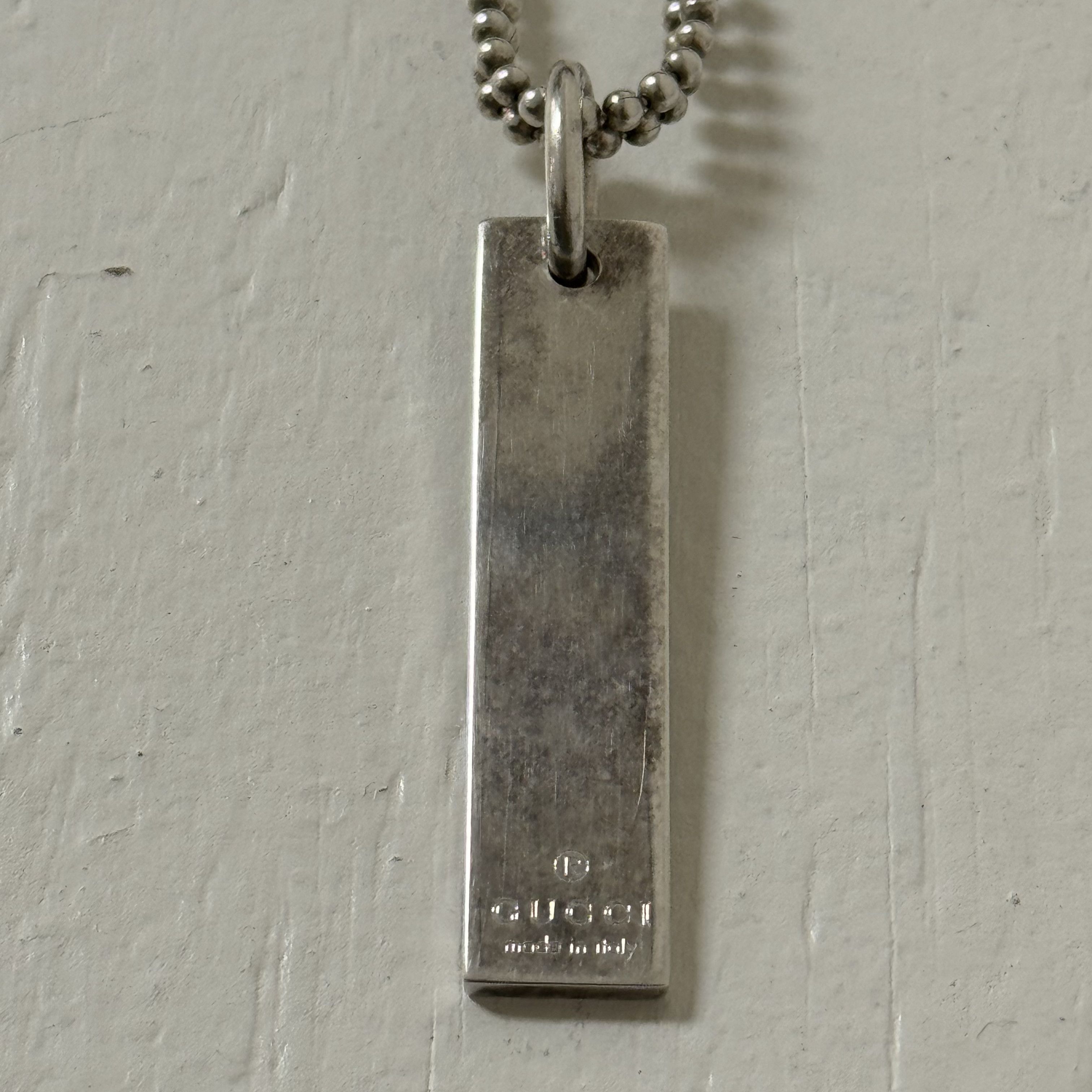 Gucci Gucci Silver Plate Necklace Size ONE SIZE - 4 Thumbnail