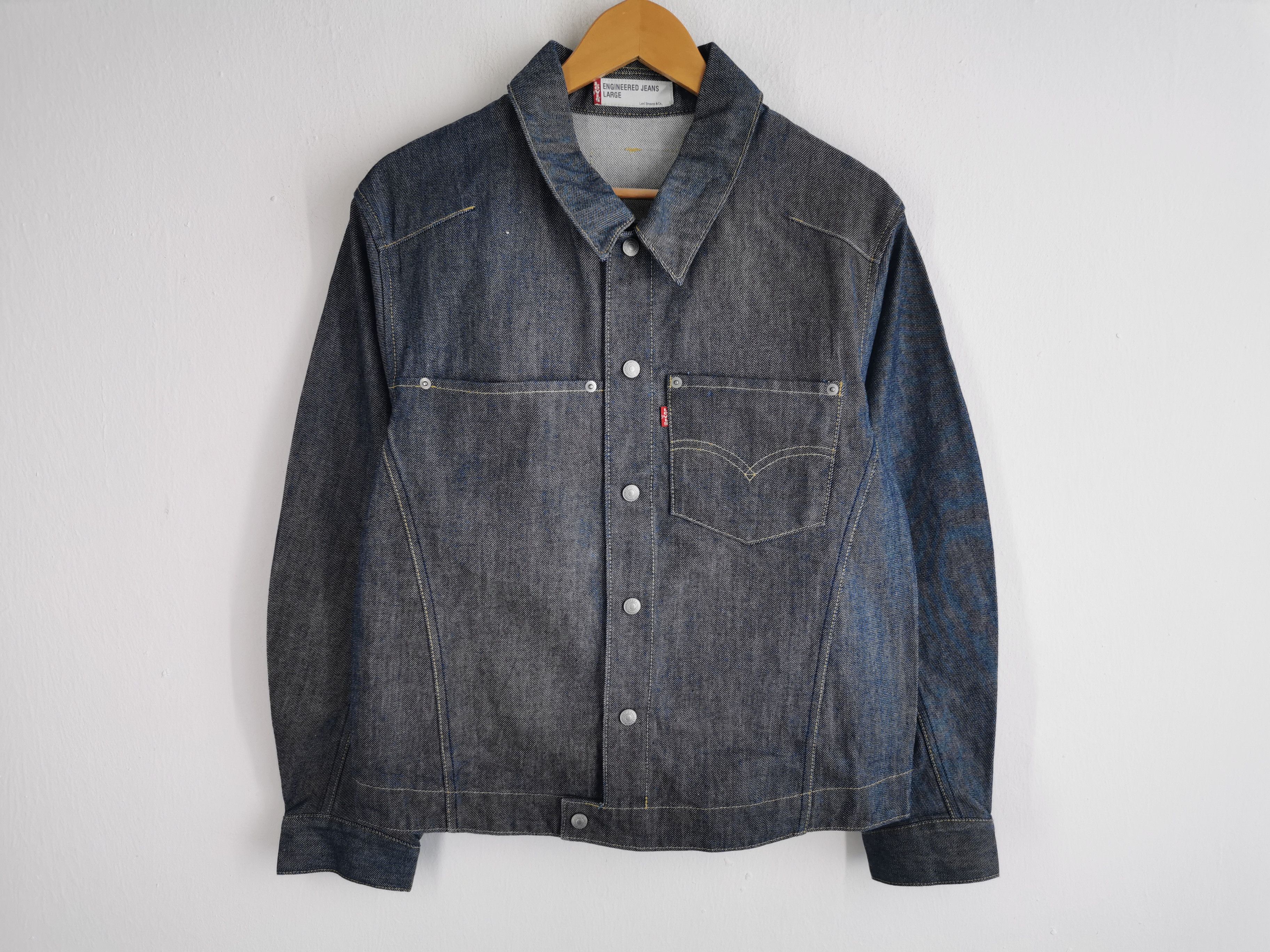 Levi's Vintage 90s Levis Enginereed Denim Jacket Made In Japan Size US M / EU 48-50 / 2 - 1 Thumbnail