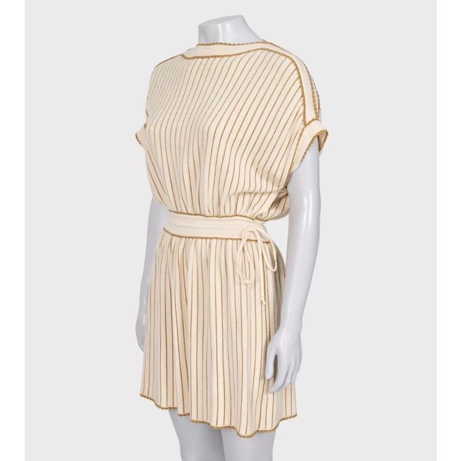Gucci Gucci Gold Stripe Dress Size XS Size XS / US 0-2 / IT 36-38 - 2 Thumbnail