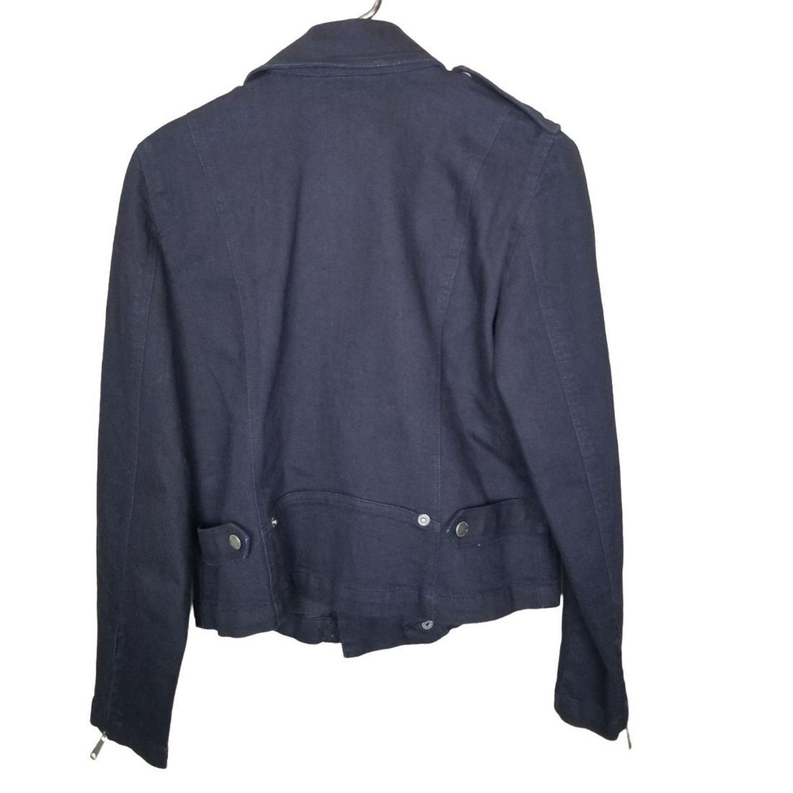 Ralph Lauren Ralph Lauren Womens Moto Denim Jacket Full Zip Size S Biker Size S / US 4 / IT 40 - 7 Thumbnail