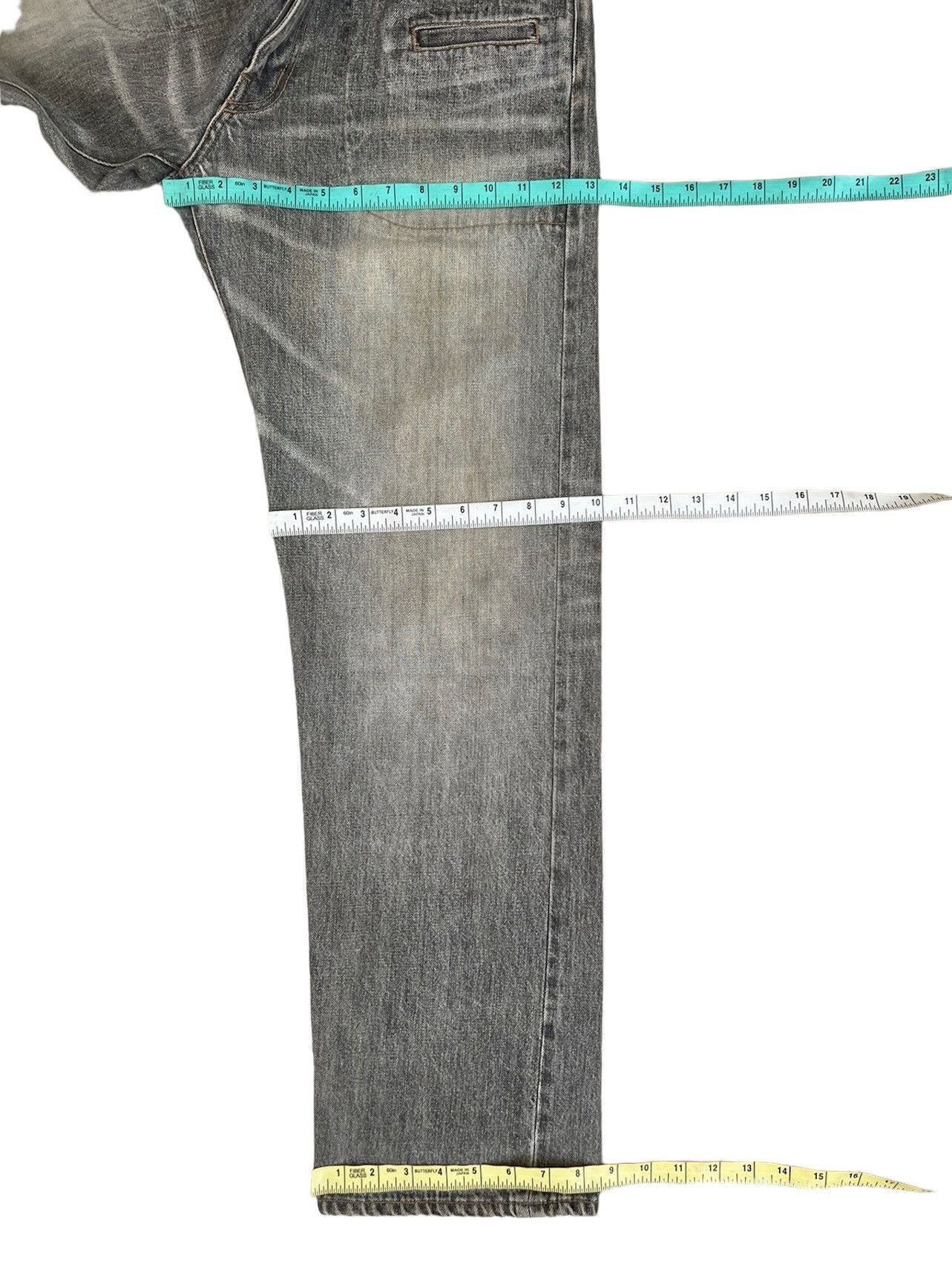 QUENCHLOUD Vintage QUENCH TOKYO Dirty Mud Denim Selvedge Jeans Size US 32 / EU 48 - 4 Thumbnail