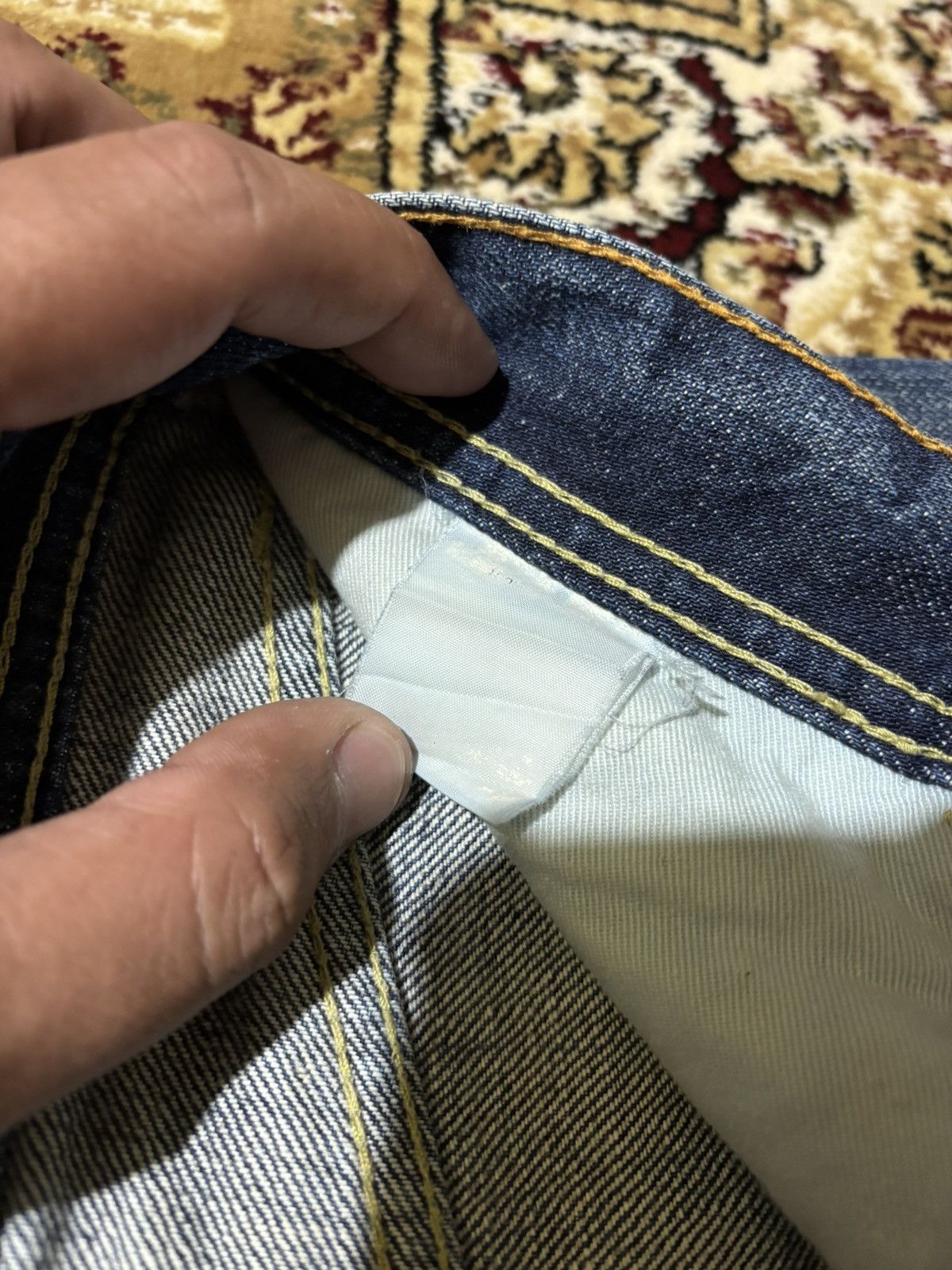 Kapital MTYF Japan Kapital Style Selvedge Patchwork Distress Jeans Size US 30 / EU 46 - 14 Thumbnail
