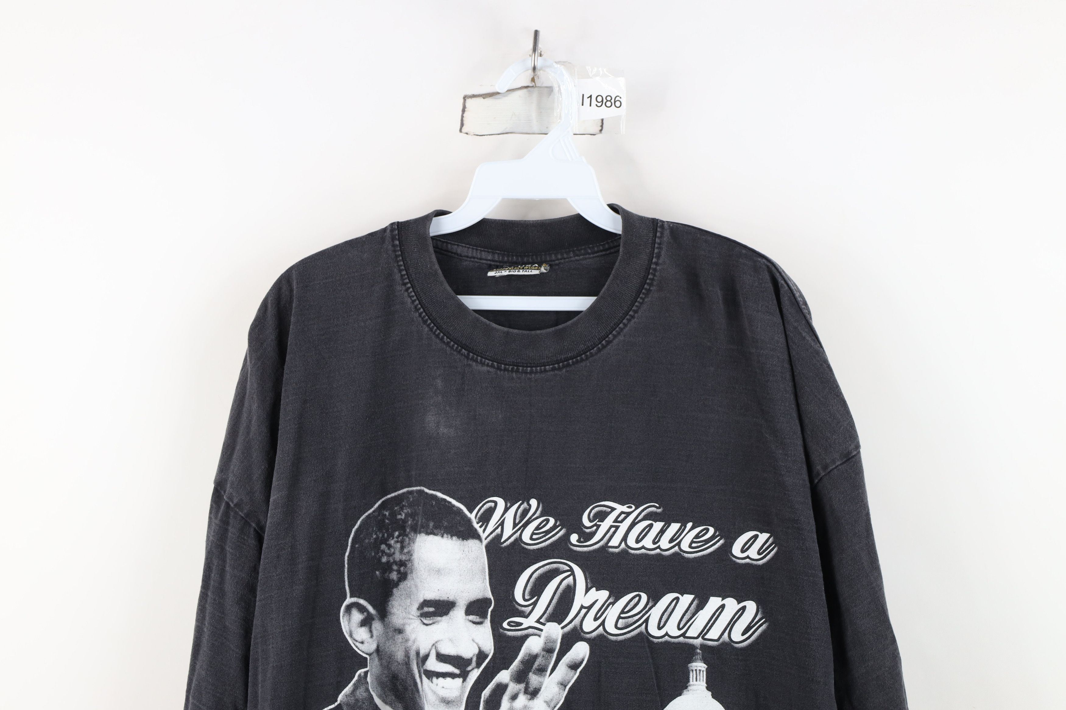 Vintage Vintage Y2K Streetwear President Barack Obama MLK Jr T-Shirt Size US XXL / EU 58 / 5 - 2 Thumbnail