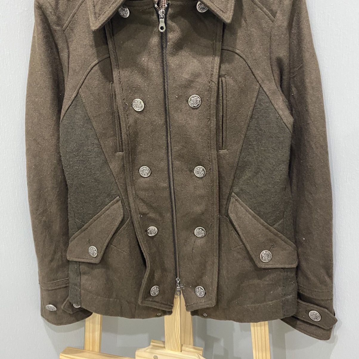 PPFM PPFM Napoleon Wool Military Jacket Archive Y2K Punk Size US M / EU 48-50 / 2 - 5 Thumbnail