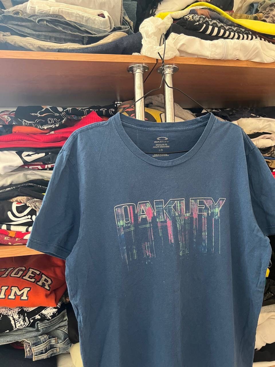 Oakley × Vintage Vintage Oakley Software T-Shirt 2000s Big Logo Gorpcore Size US L / EU 52-54 / 3 - 2 Thumbnail
