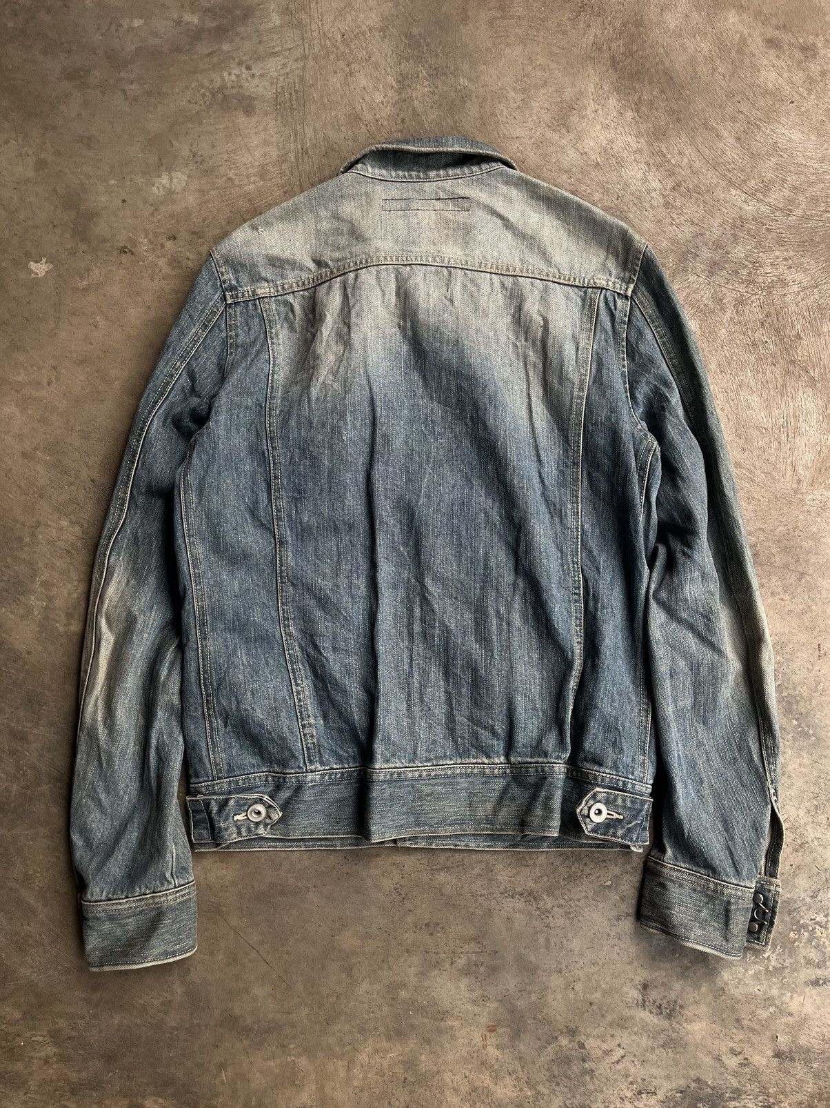 Isamu Katayama Backlash JAPANESE SCHLUSSEL DENIM TYPE1 JACKET GOTHIC PUNK STYLE Size US M / EU 48-50 / 2 - 2 Thumbnail