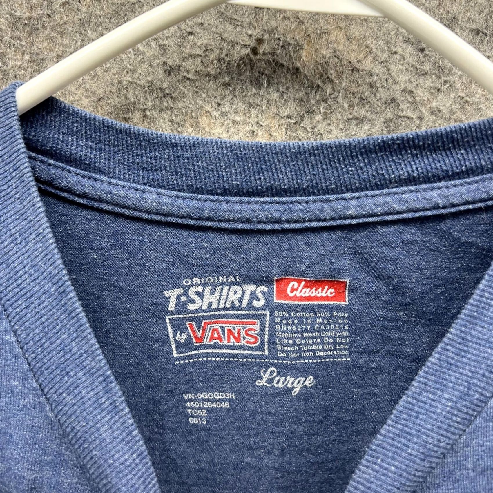 Vans Vans Shirt Men Large Adult Heather Blue Casual Tee Crewneck Classic Logo Size US L / EU 52-54 / 3 - 2 Thumbnail