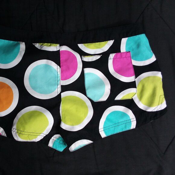 Other Vintage Y2K Roxy Dots Reversible Swim Shorts Size 30" / US 8 / IT 44 - 10 Thumbnail