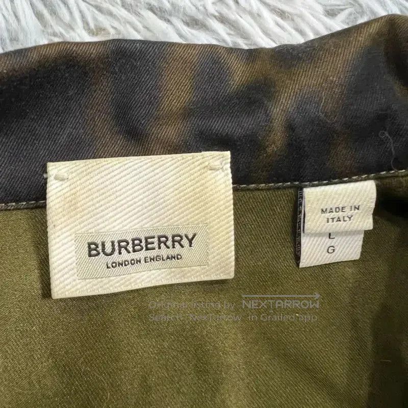 Burberry Burberry Military Green Cotton Men's T-Shirt. Size US L / EU 52-54 / 3 - 3 Thumbnail