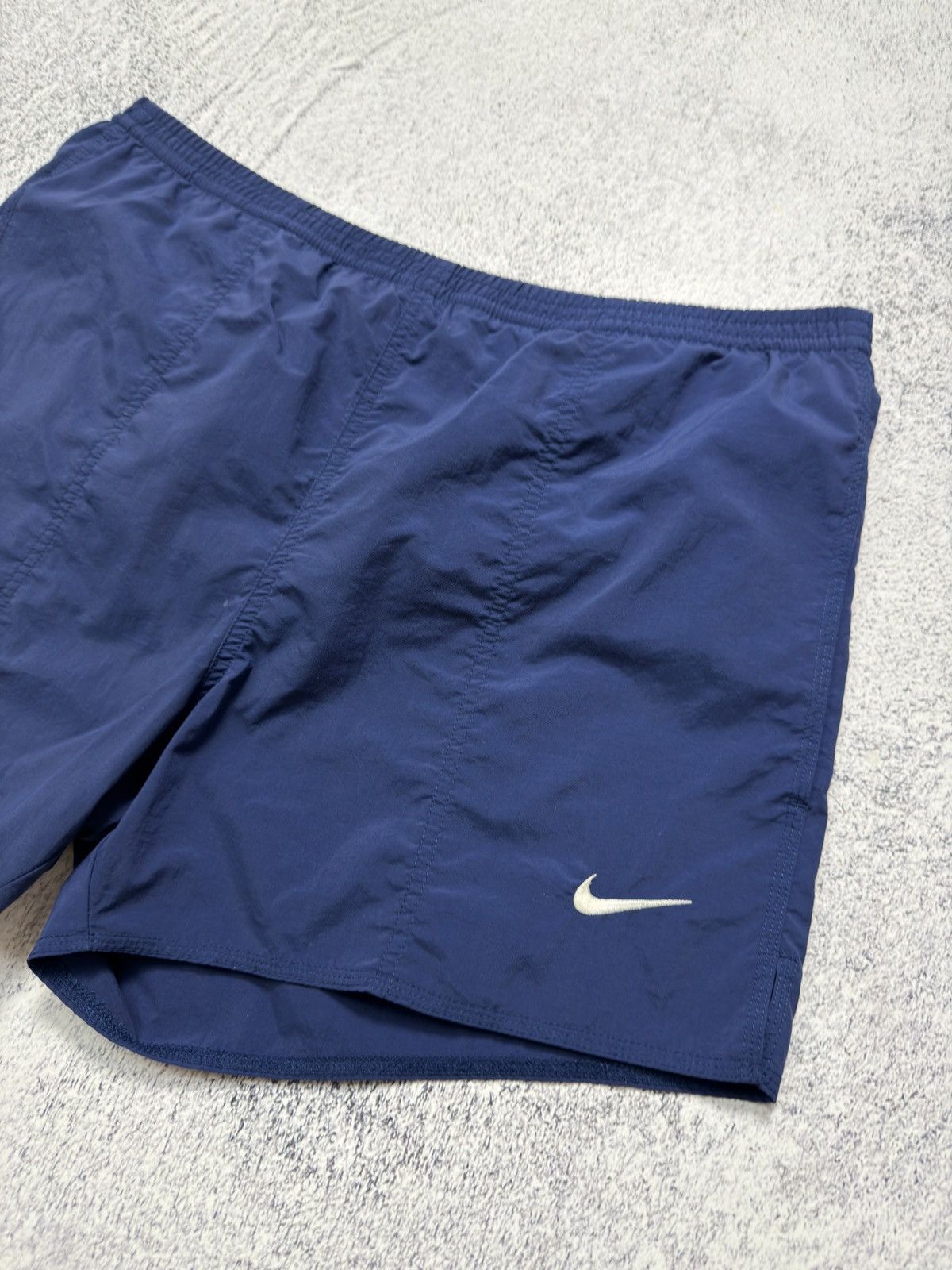 Nike Vintage Nike Shorts Mini Swoosh Logo Y2K Drill 90s Size L Size US 34 / EU 50 - 3 Thumbnail