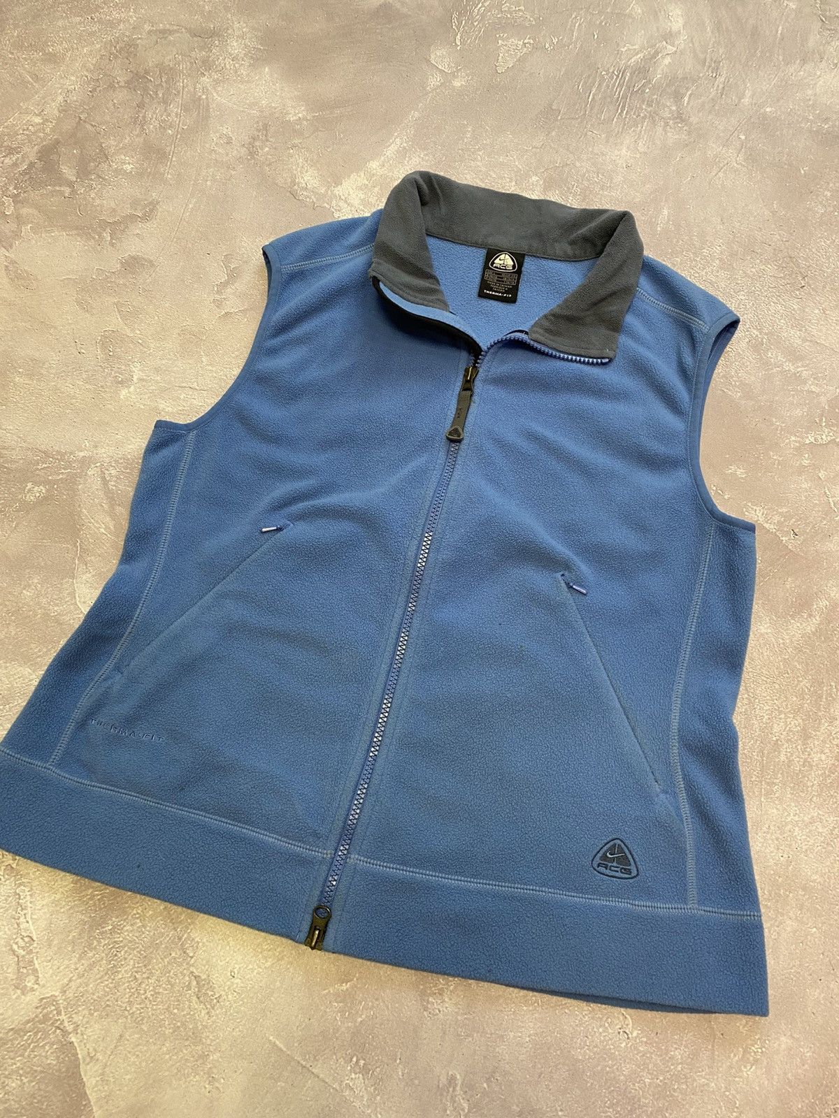 Nike ACG 90s Vintage Nike ACG Fleece Vest Full Zip Y2k Size S / US 4 / IT 40 - 2 Thumbnail
