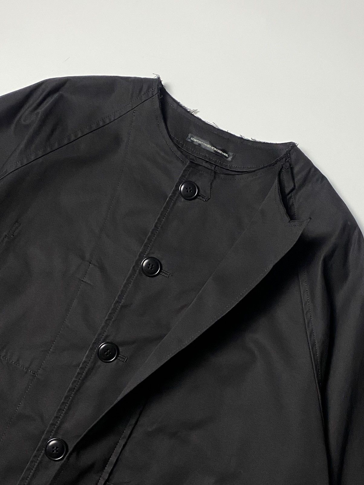 Y's × Yohji Yamamoto Y’s - Half-sleeve Collarless Jacket Size US M / EU 48-50 / 2 - 8 Thumbnail