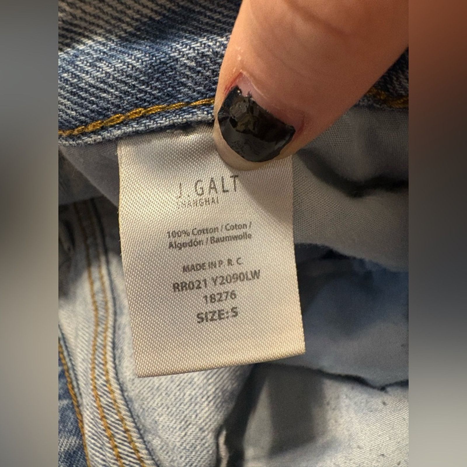 Brandy Melville (John Galt/Brandy Meville) Denim Baggy Jeans: Size Small Size 28" / US 6 / IT 42 - 3 Thumbnail