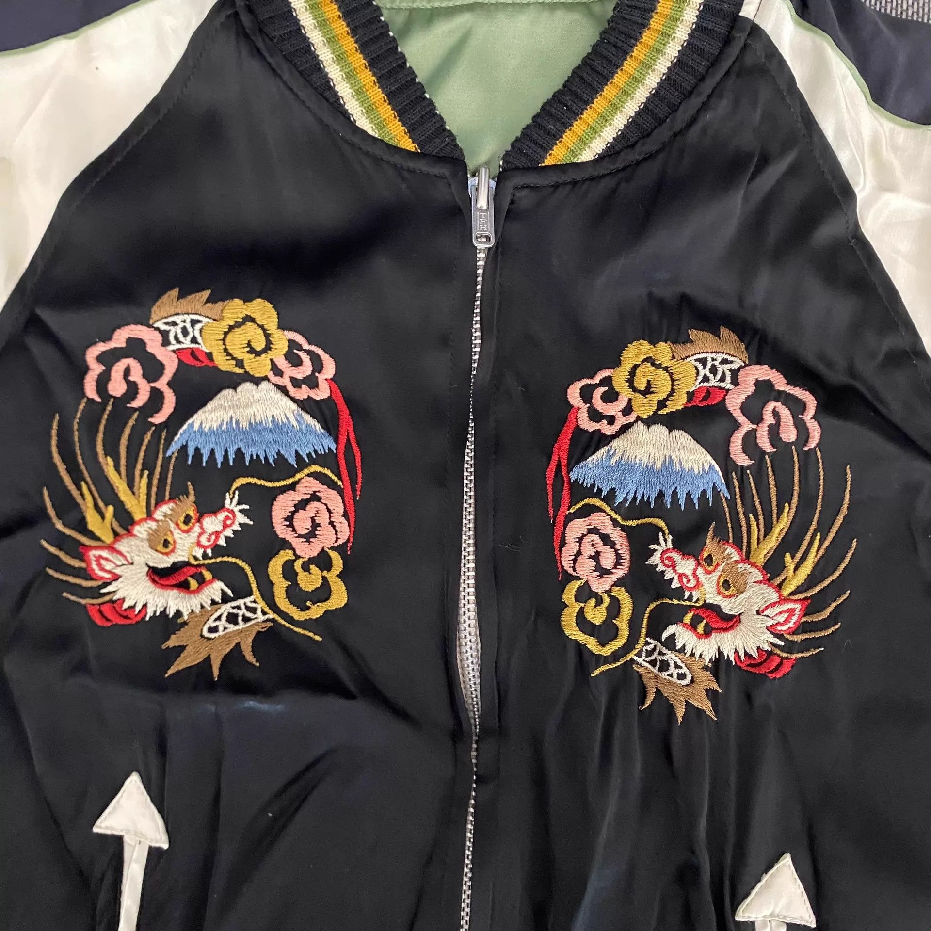 The Flat Head The Flat Head Sukajan Reversible Dragon Tiger Jacket Size US L / EU 52-54 / 3 - 6 Thumbnail