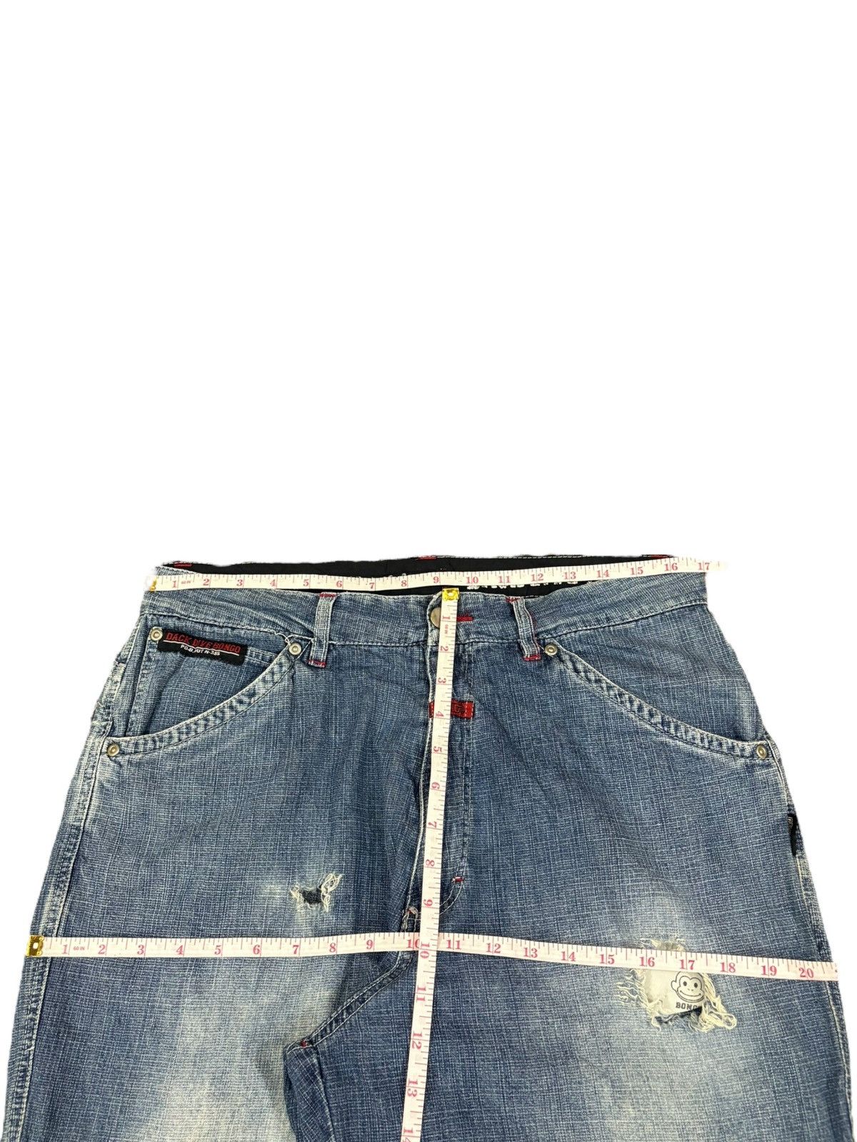 Japanese Brand Vintage Japanese Cargo Faded Wash Distress Baggy Skate Jeans Size US 34 / EU 50 - 11 Thumbnail