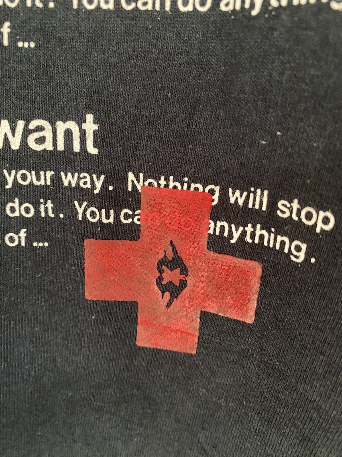 General Research Vtg Maniac Work Poem cross 90s Anvil tee Size US M / EU 48-50 / 2 - 7 Thumbnail