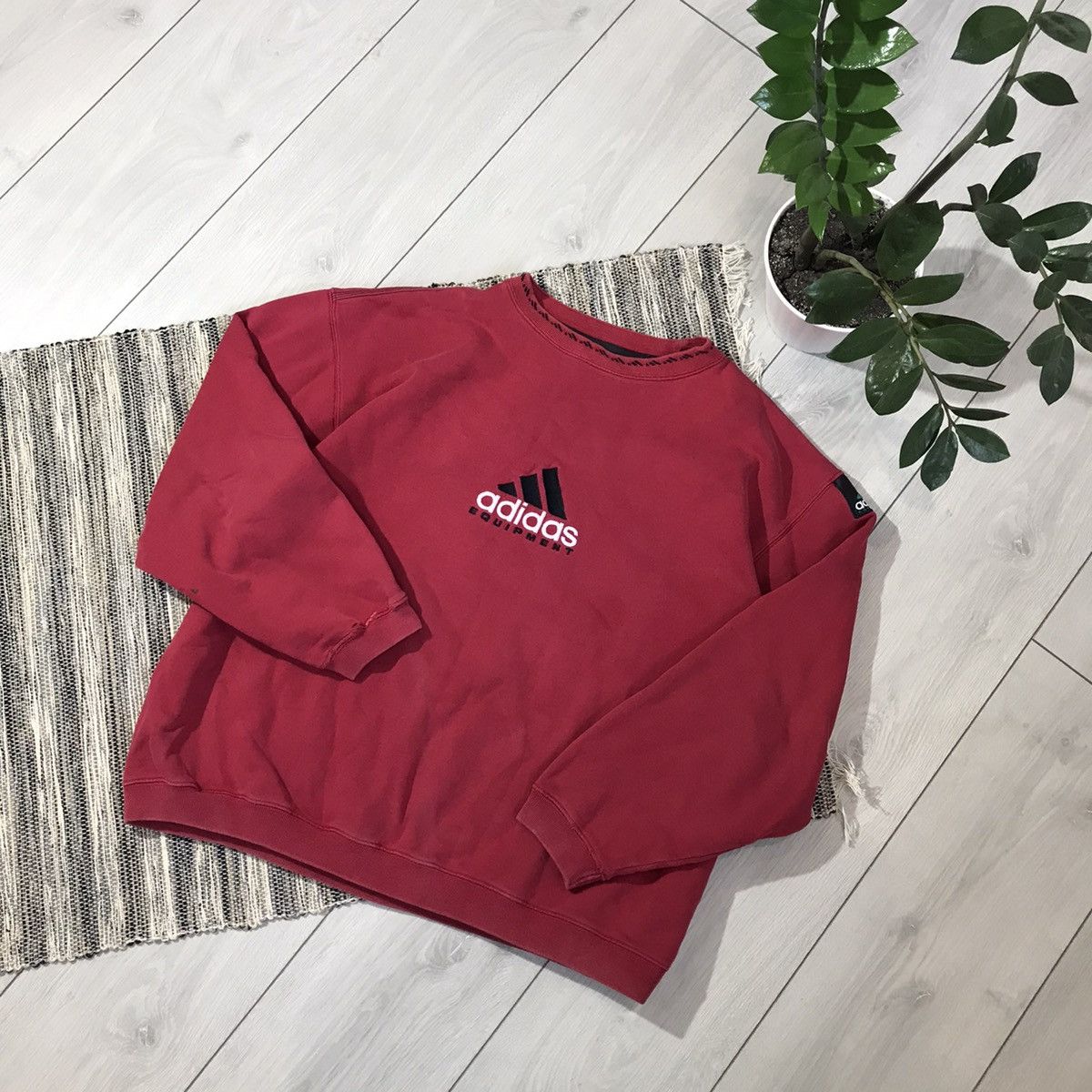 Red adidas best sale equipment sweatshirt