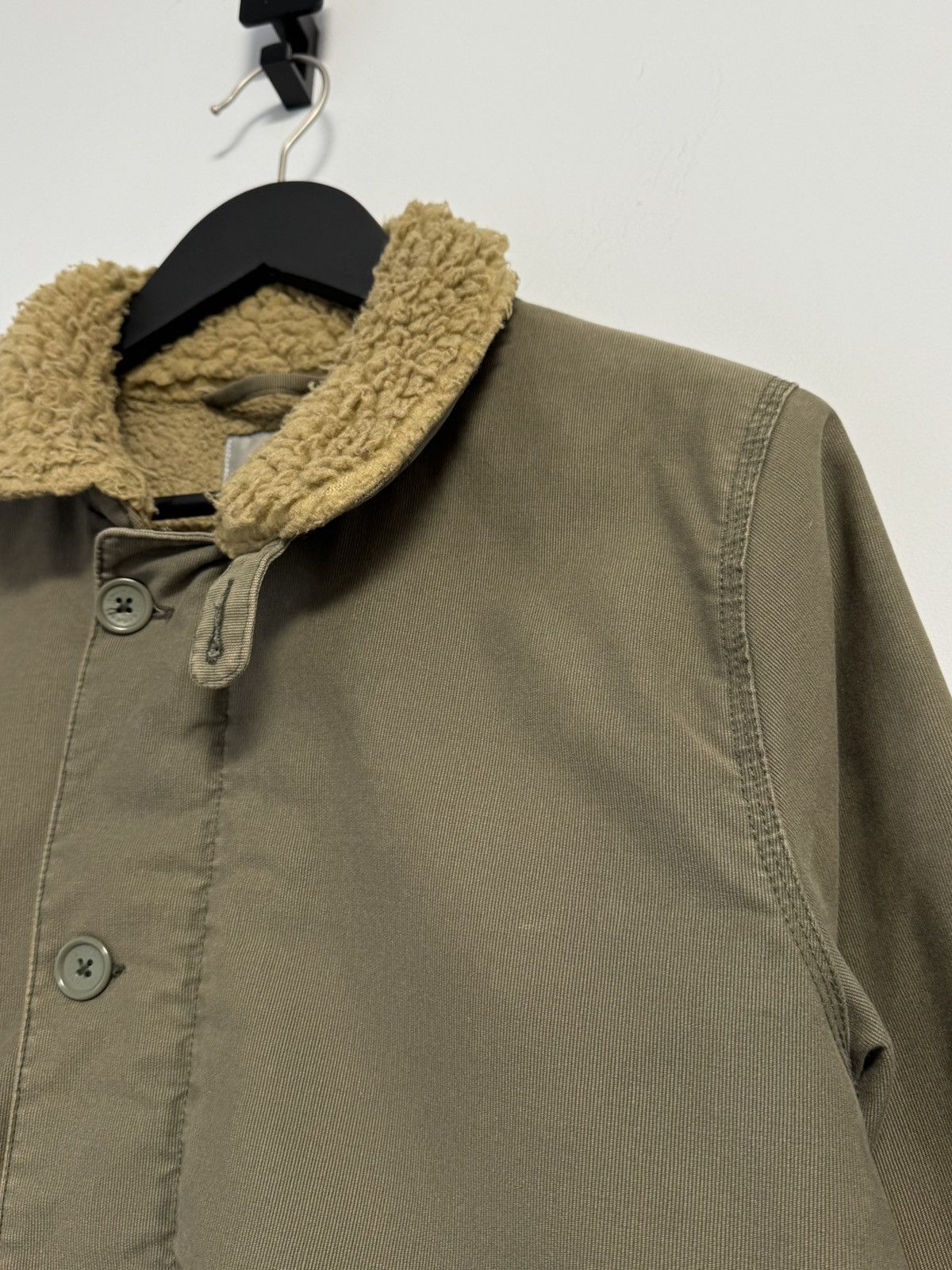 Carhartt Carhartt Men's Khaki Cotton Sheffield Jacket N-1 Style Size US S / EU 44-46 / 1 - 7 Thumbnail