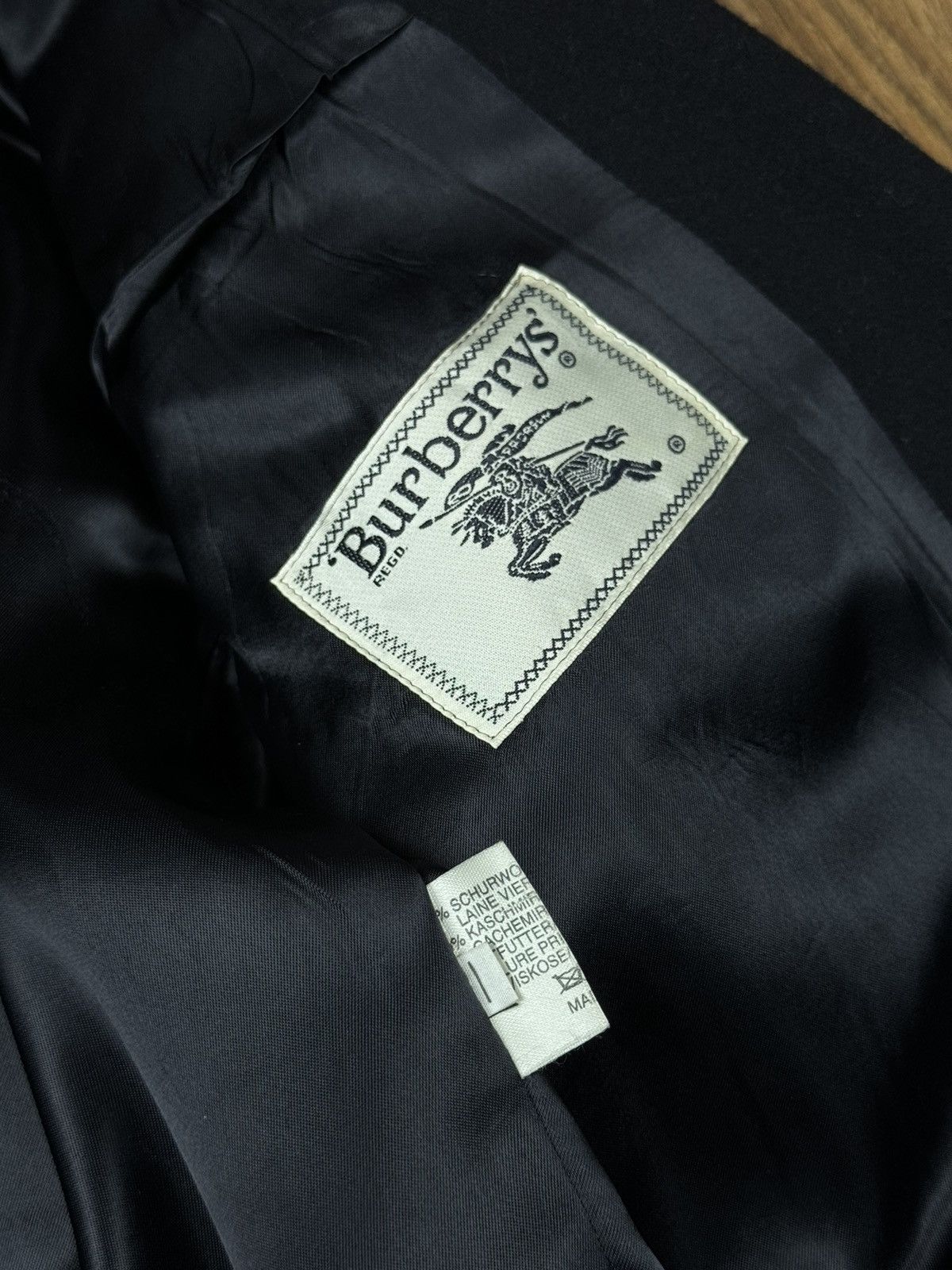 Burberry Wool coat trench Burberry original streetwear luxury item Size S / US 4 / IT 40 - 3 Thumbnail