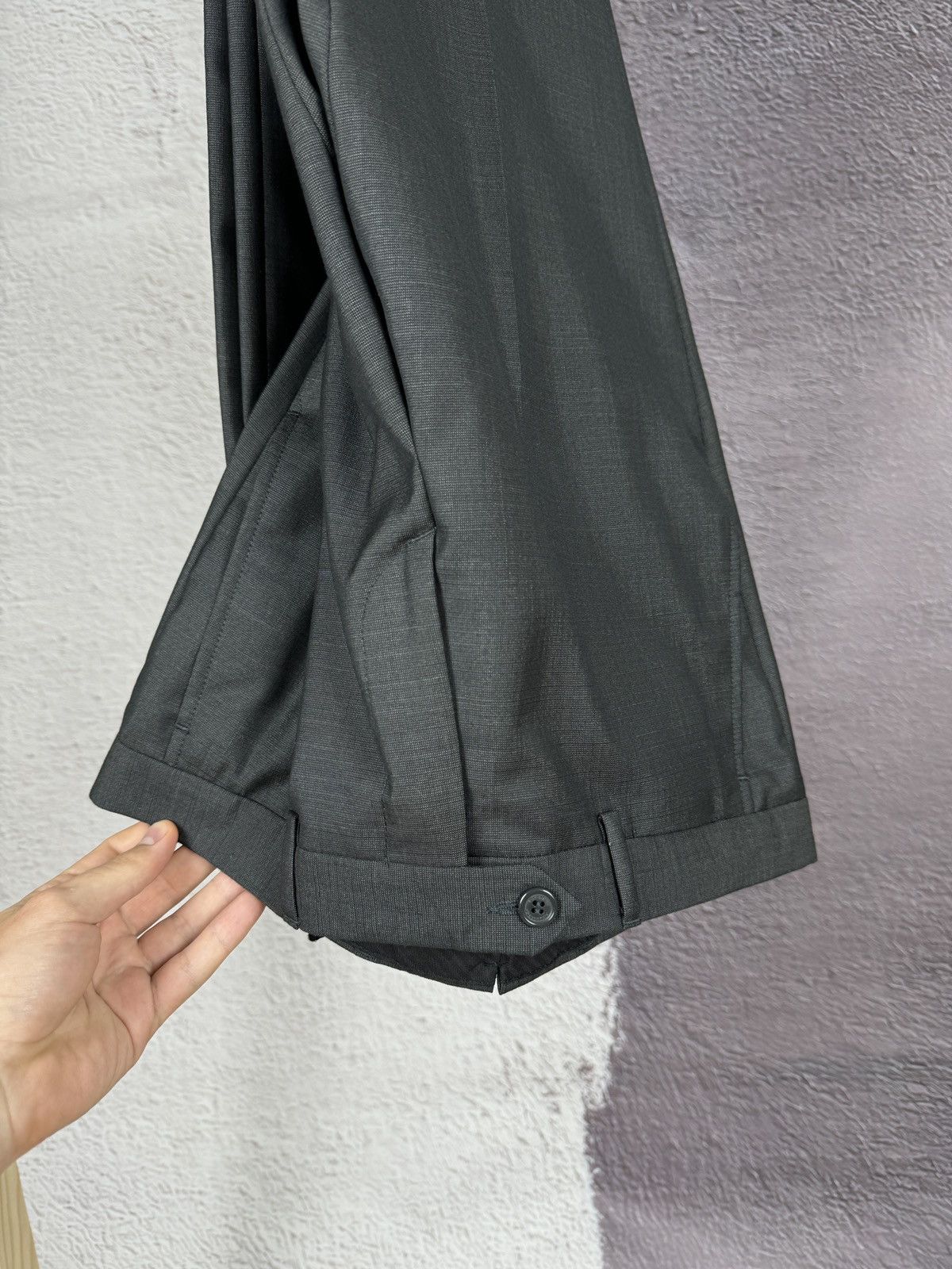 Nazareno Gabrielli BNWT Nazareno Gabrielli 2 pcs Panda grey 2 button wool suit Size 42R - 18 Thumbnail