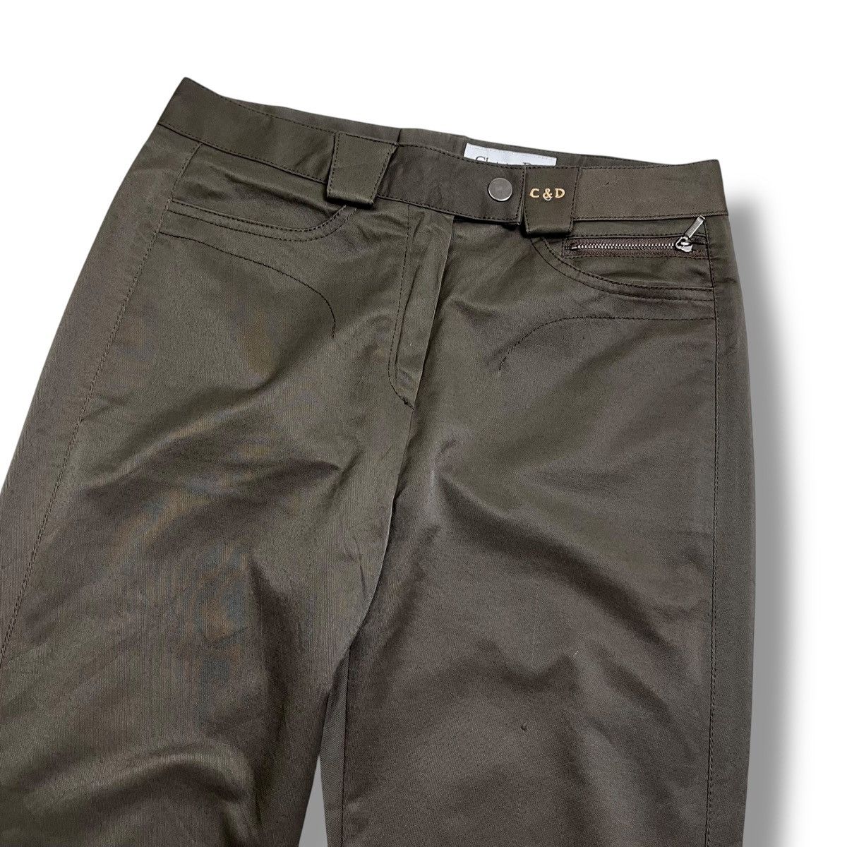Christian Dior Monsieur NEED GONE💥Christian Dior Flared Pants Size 26" / US 2 / IT 38 - 2 Thumbnail