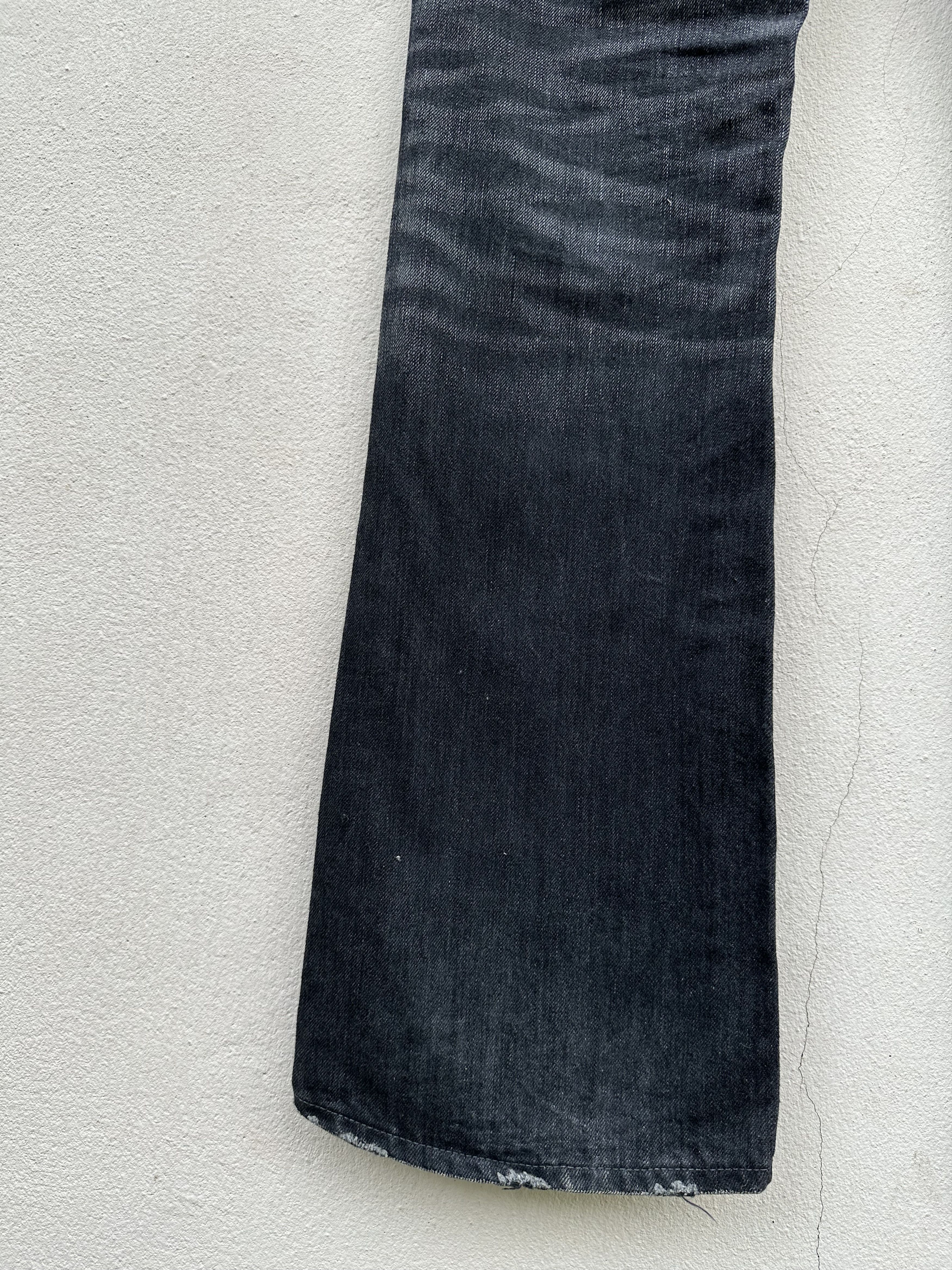 Murder License Japanese Brand Murder License Flare Rips Denim Jeans Size US 33 - 16 Thumbnail
