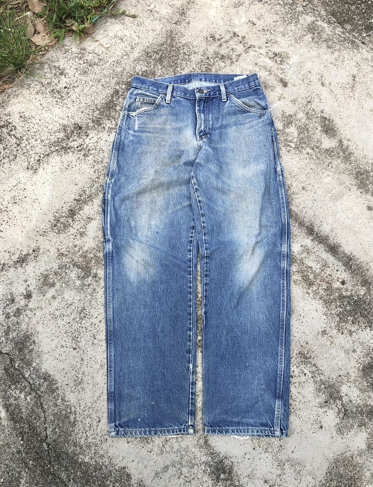Dickies × Vintage DICKIES CARPENTER DISTRESSED DENIM Size US 30 / EU 46 - 1 Thumbnail
