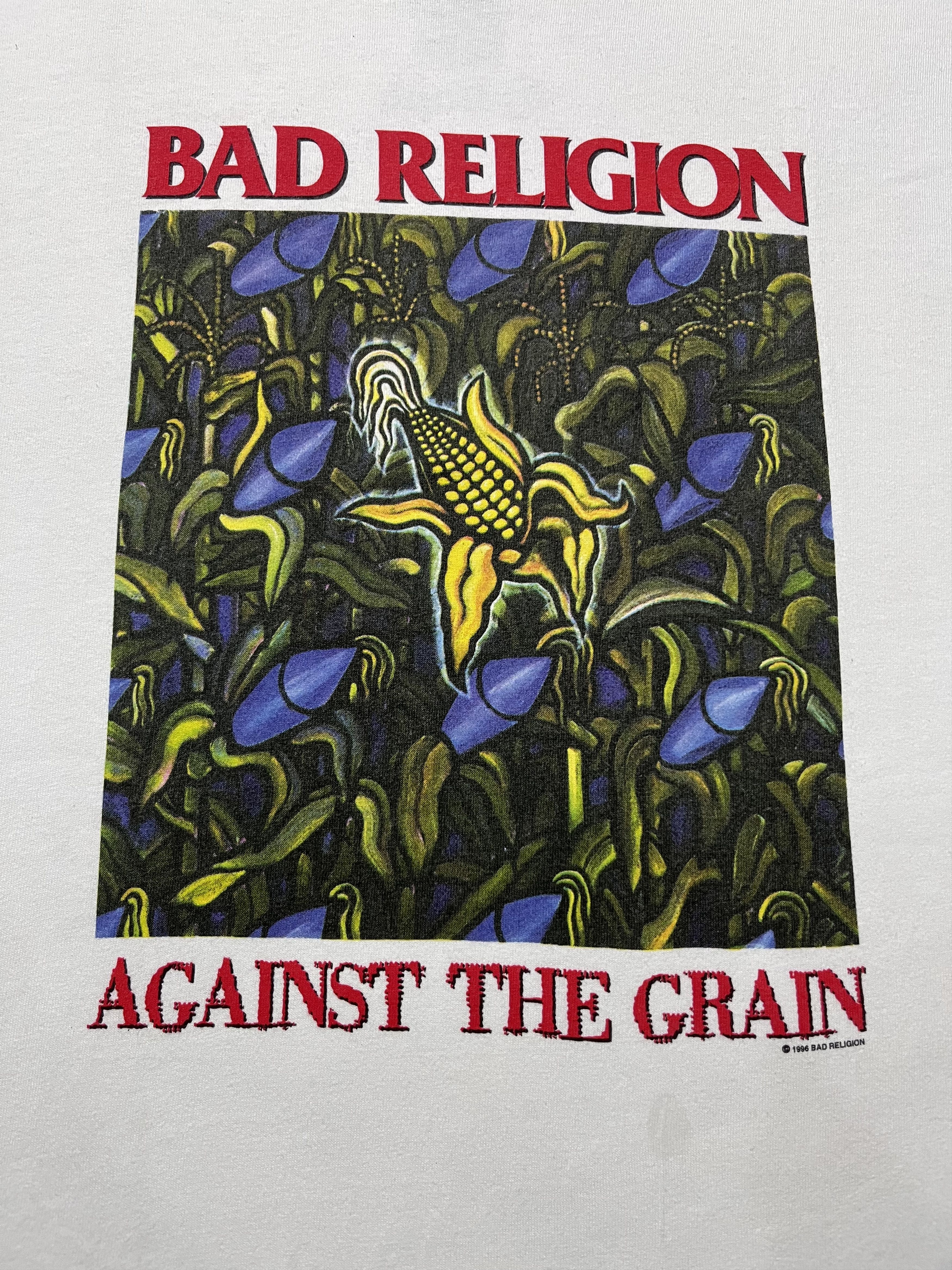 Band Tees Vintage Bad Religion Against The Grain Size US XL / EU 56 / 4 - 3 Thumbnail