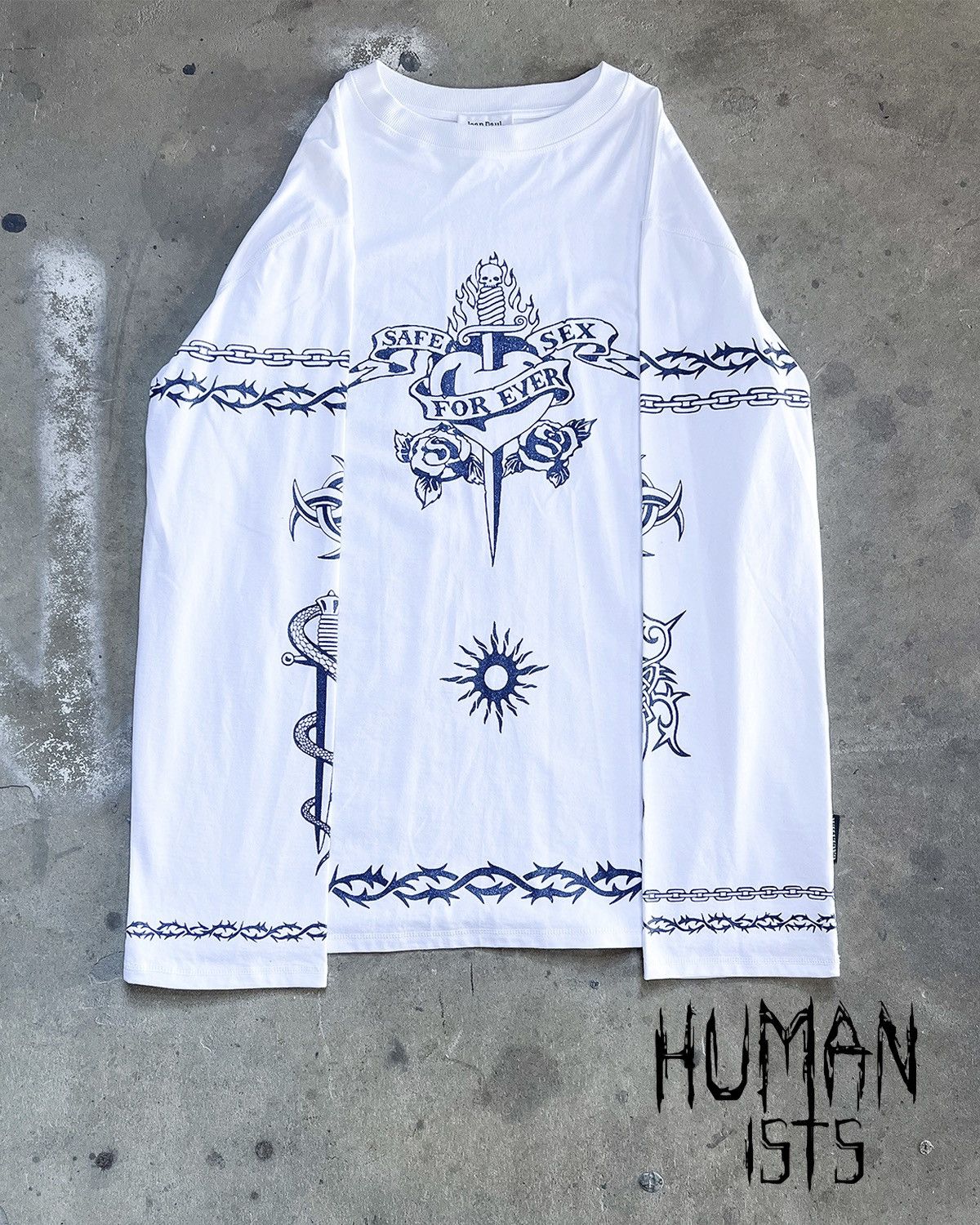 Jean Paul Gaultier SAFE SEX FOREVER LONGSLEEVE Size US M / EU 48-50 / 2 - 1 Thumbnail