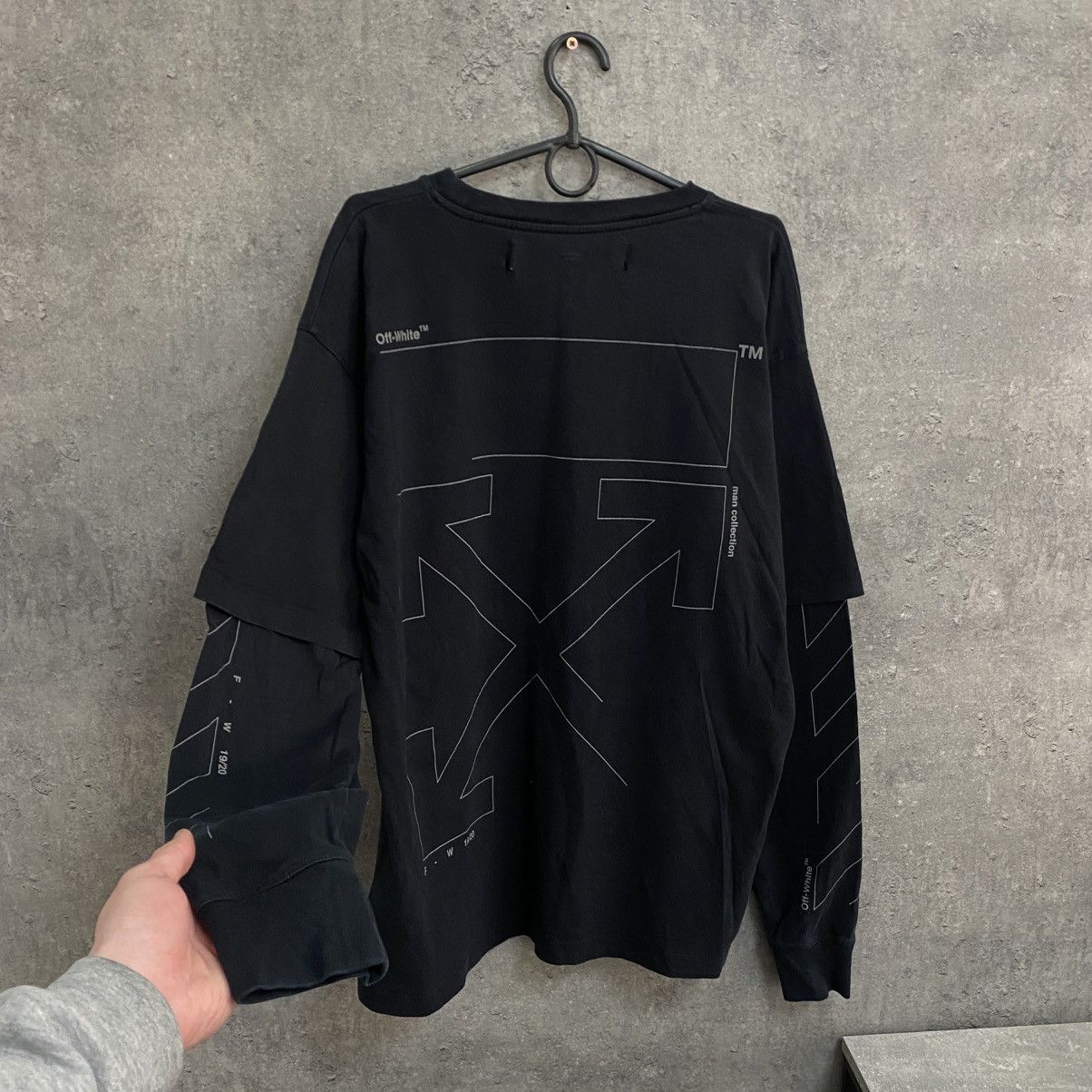 Off-White Off White Long Sleeve Shirt Size US S / EU 44-46 / 1 - 3 Thumbnail