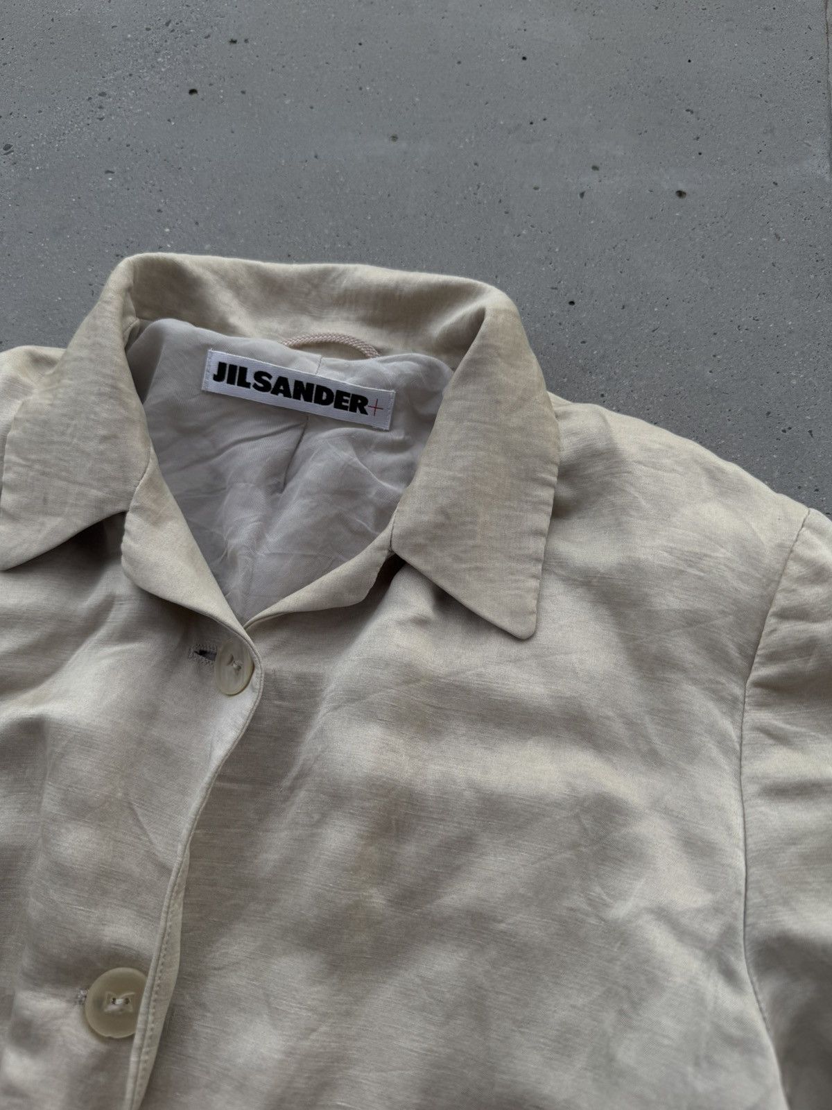 Designer × Japanese Brand × Jil Sander 🚀VINTAGE JIL SANDER silk blazer rare! Size M / US 6-8 / IT 42-44 - 2 Thumbnail