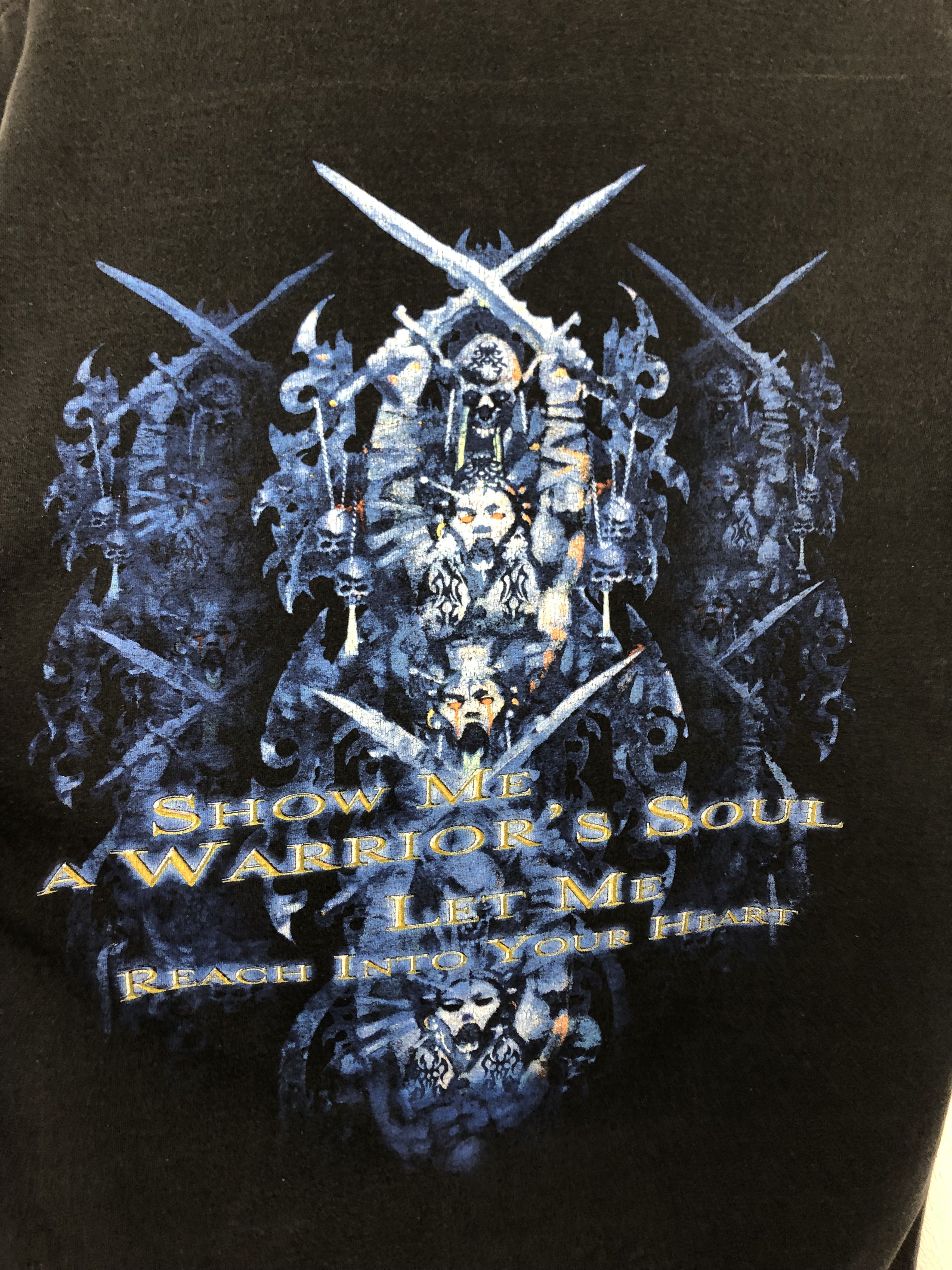 Band Tees Vintage DORO Band Shirt Warrior Soul Over Print Band Tee Size US M / EU 48-50 / 2 - 10 Thumbnail
