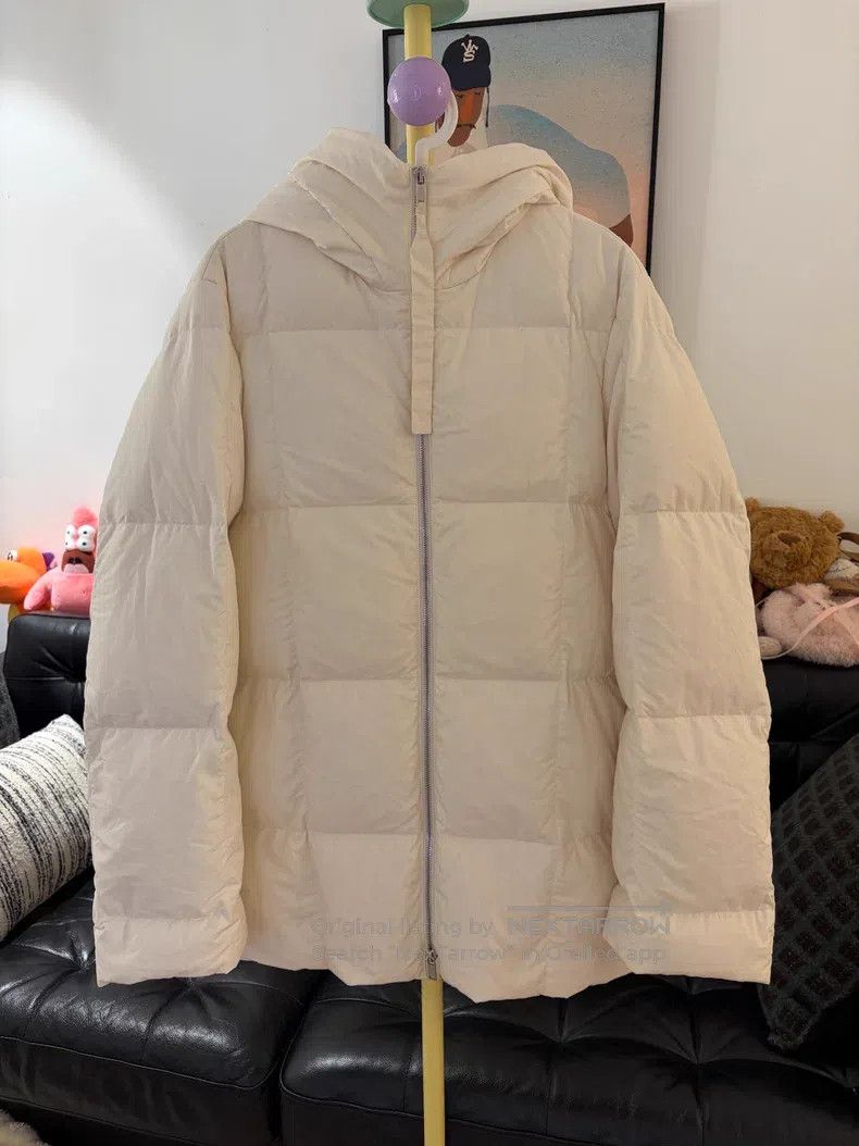 Jil Sander Jil Sander size 32 Classic White Down Jacket for Women Size S / US 4 / IT 40 - 1 Thumbnail