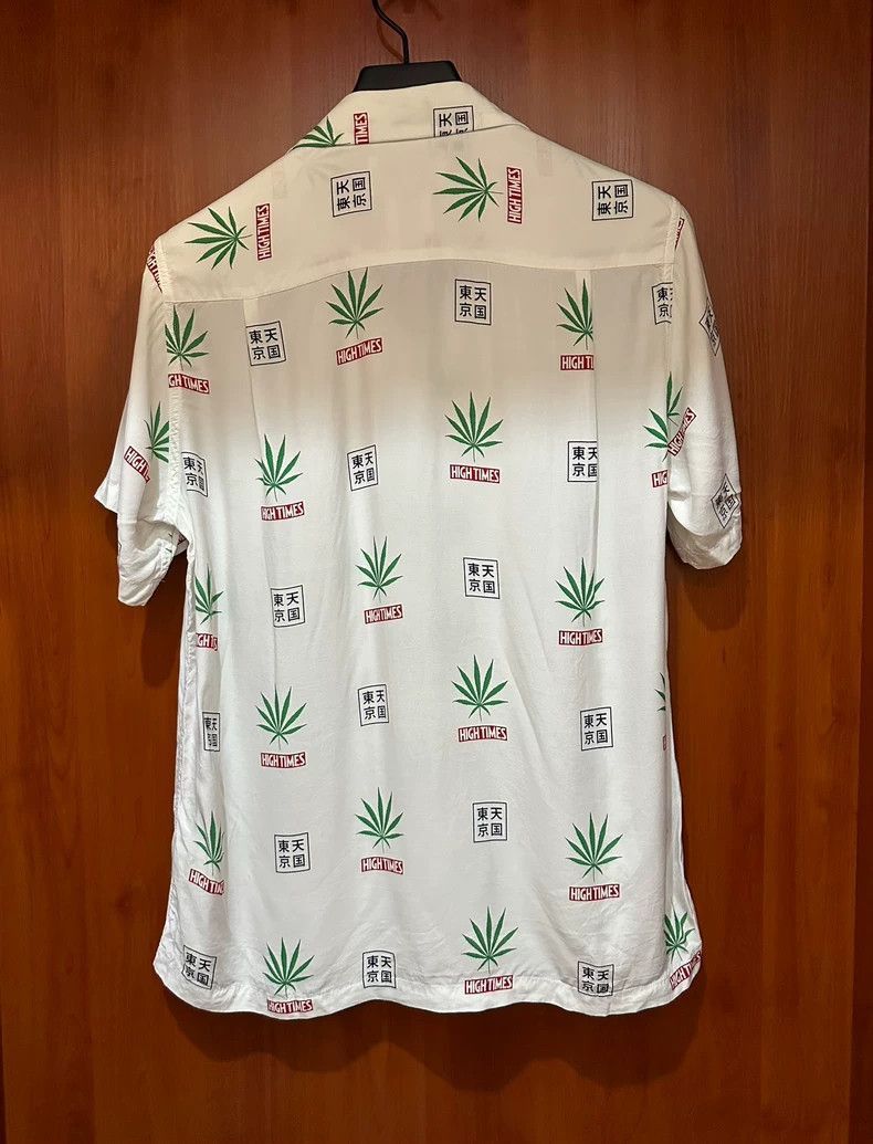 Wacko Maria Wacko Maria High Times Leaf Print Shirt-2508 Size US S / EU 44-46 / 1 - 3 Thumbnail