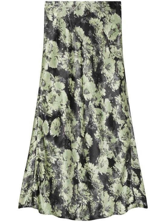 Tory Burch TORY BURCH Women Mid Skirts 165457 300 Green Size 26" / US 2 / IT 38 - 1 Thumbnail