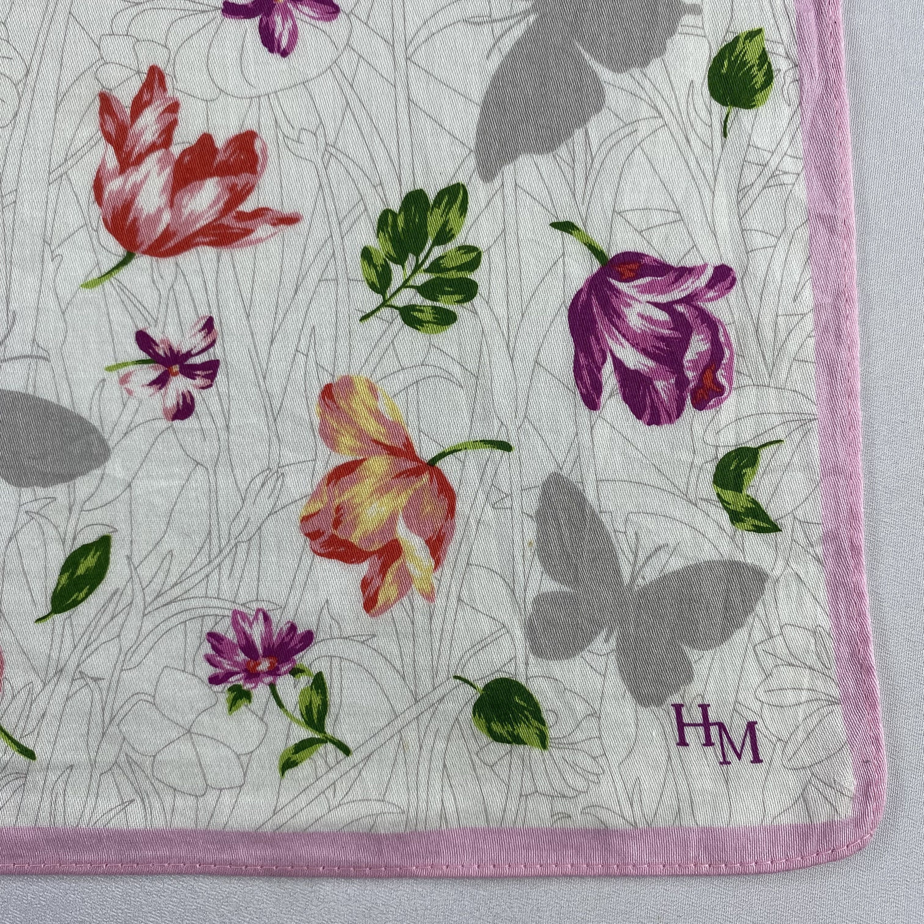 Hanae Mori × Vintage Hanae Mori Handkerchief / Neckerchief / Bandana-P848 Size ONE SIZE - 4 Thumbnail