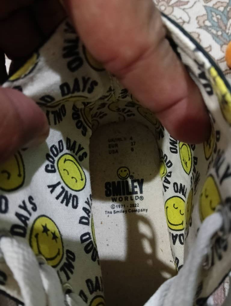 Other SMILY WORLD big logo shoes size 4UK HIGHCUT 6US Size US 6 / IT 36 - 7 Thumbnail