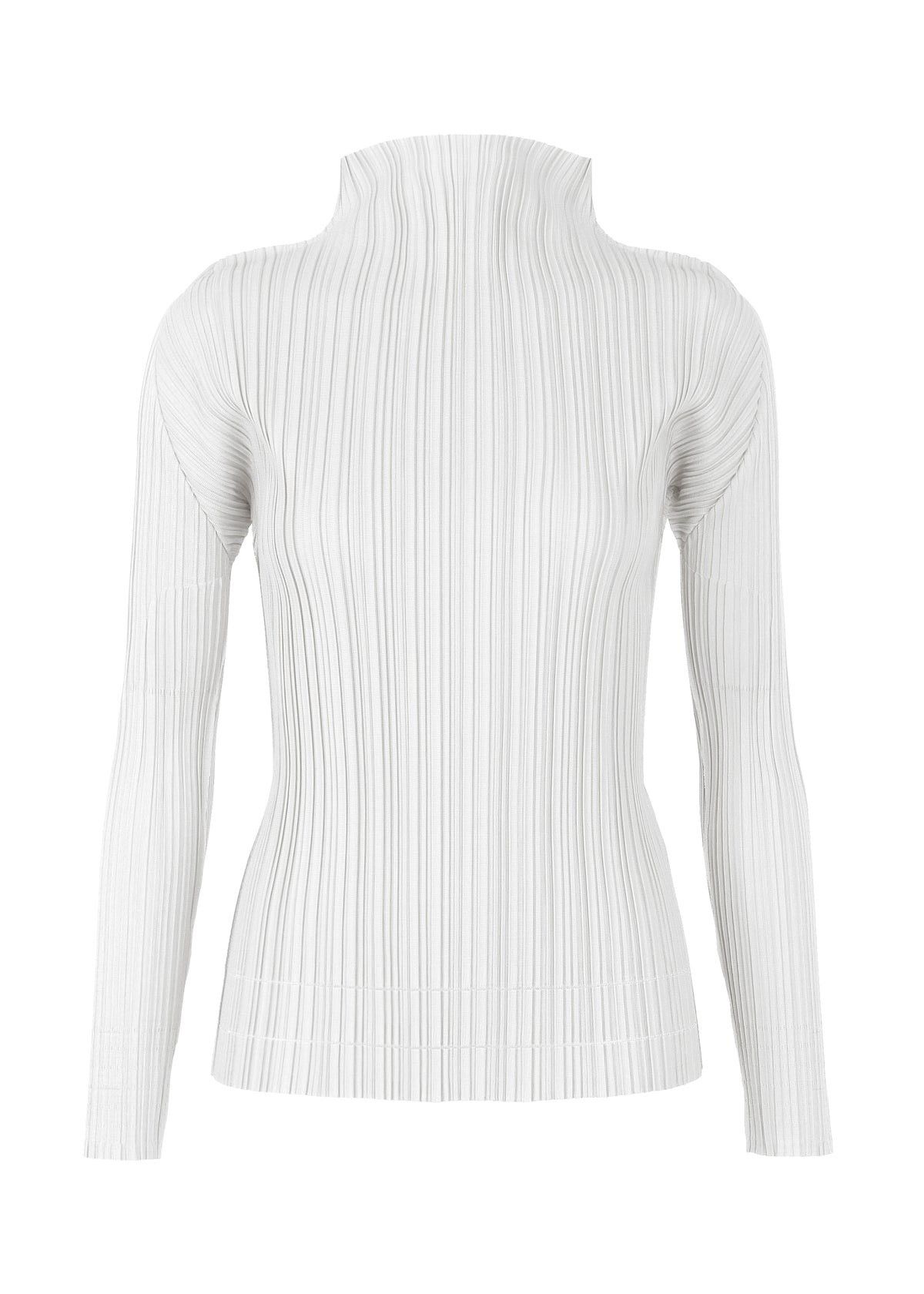 Homme Plisse Issey Miyake × Issey Miyake × Pleats Please Issey Miyake ISSEY MIYAKE SOFT PLEATS LONG SLEEVED TOP IN GREY Size ONE SIZE - 4 Thumbnail