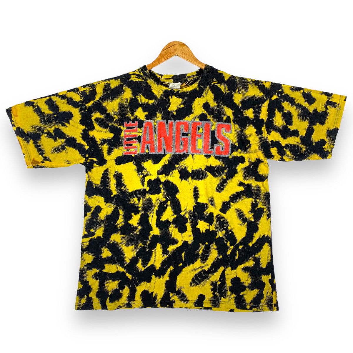 Band Tees × Vintage Vintage 90's LITTLE ANGELS JAM Album All Over Print Band Tee Size US XL / EU 56 / 4 - 1 Thumbnail