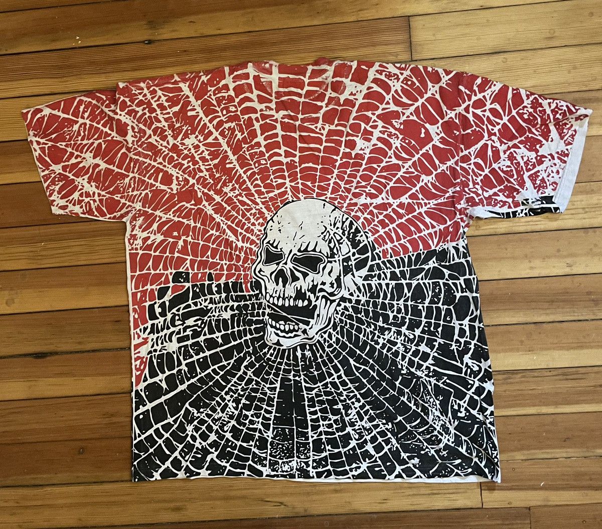 Warren Lotas Skull Spiderweb Tee Size US XXL / EU 58 / 5 - 4 Thumbnail
