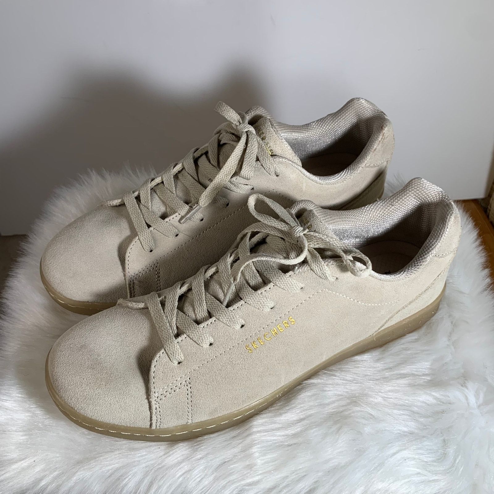 Other Skecher Street Leather Sneaker Size 11 Color Light Tan Size US 11 / IT 41 - 7 Thumbnail