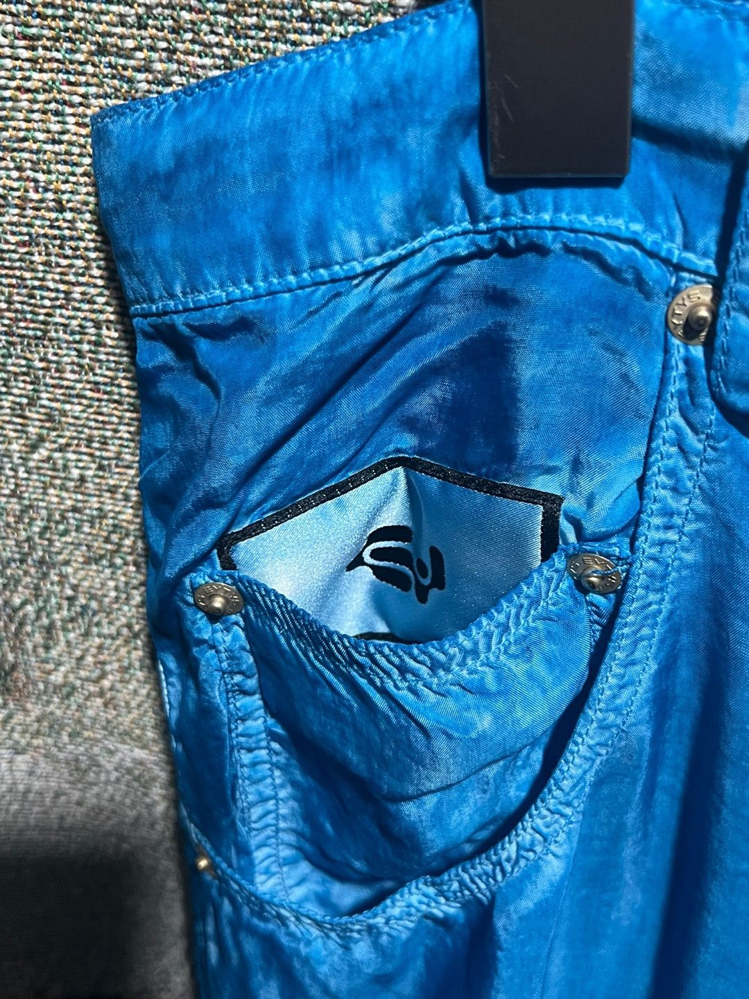 Eytys (SOLD OUT) Eytys Garment Dyed Cupra Pants Blue Size US 32 / EU 48 - 4 Thumbnail